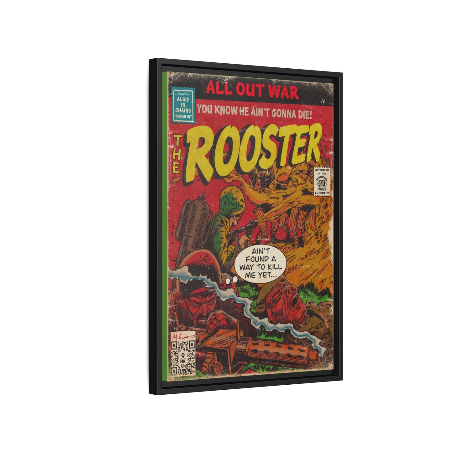 Alice In Chains - Rooster - Gallery Canvas Wraps, Vertical Frame