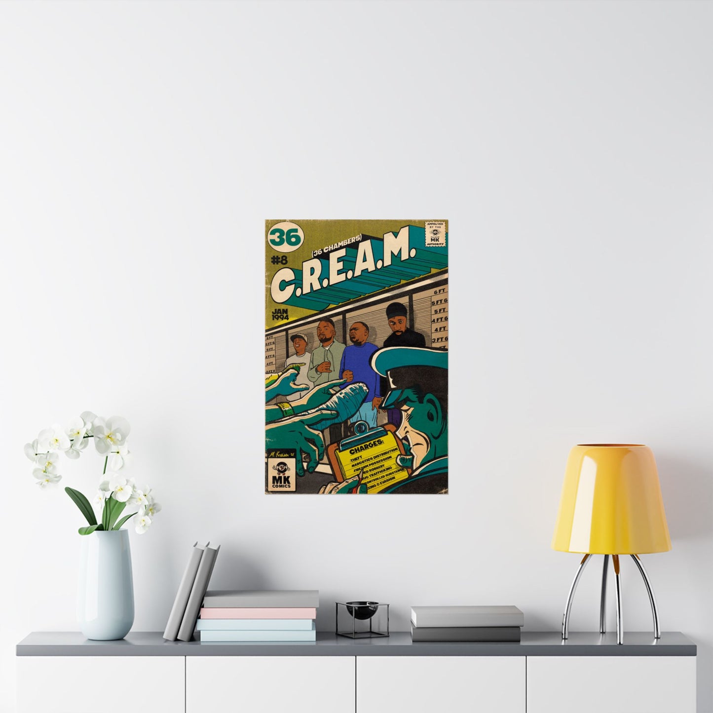 C.R.E.A.M - Comic Book Art - Vertical Matte Poster