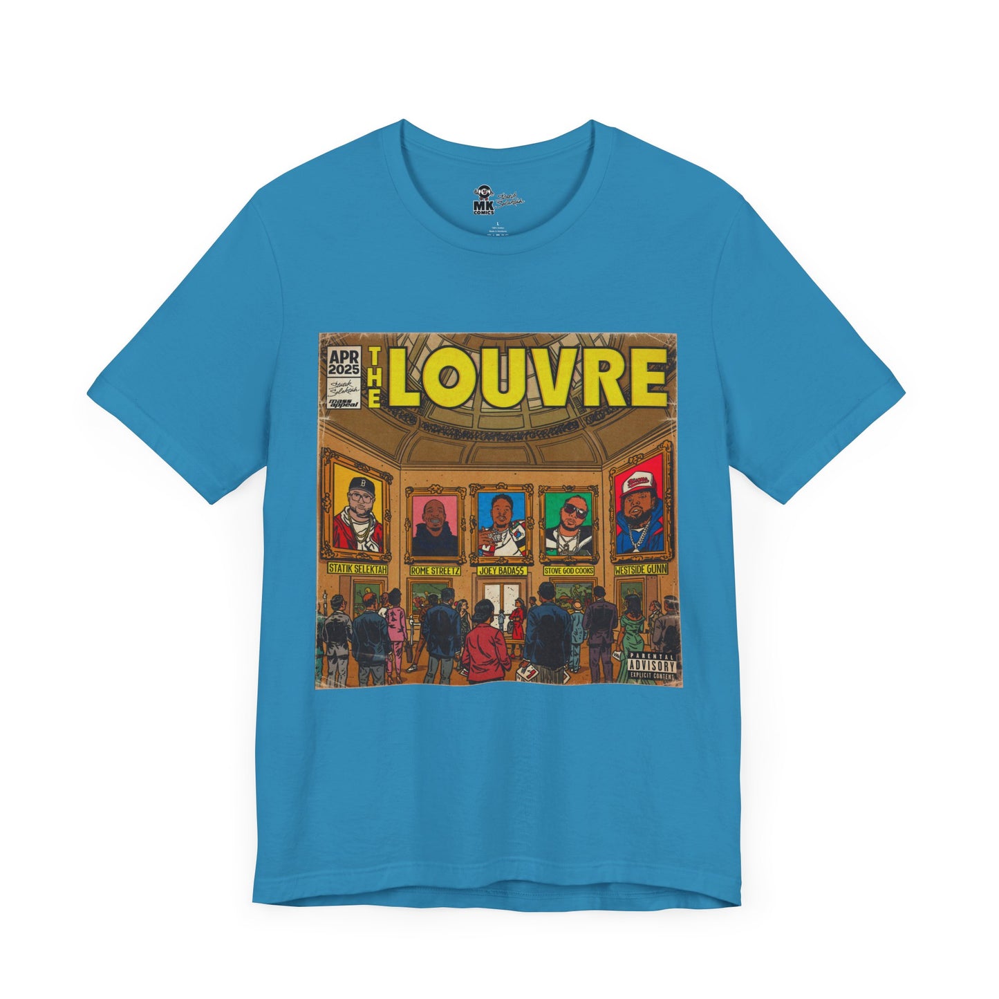 The Louvre - Statik Selektah & MK Collab - Unisex Jersey Short Sleeve Tee