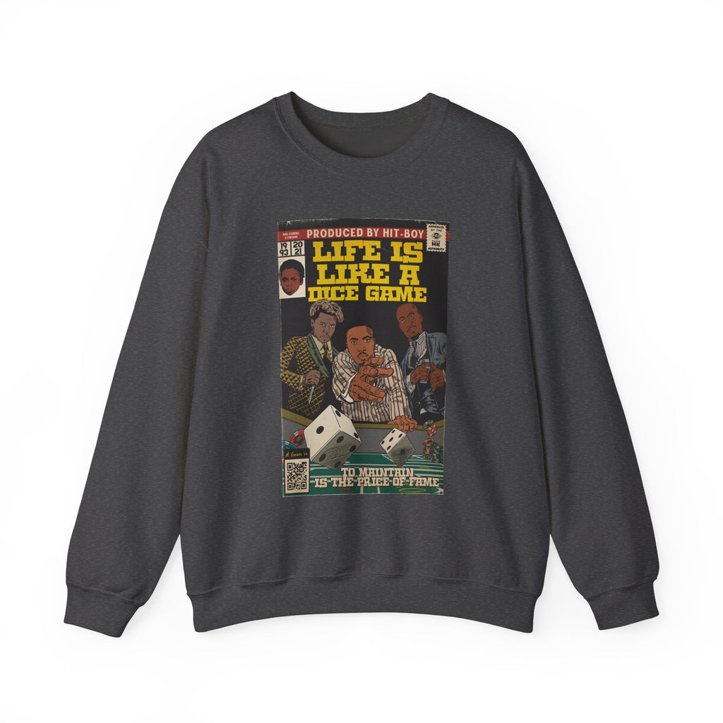 Life Is Like A Dice Game - Unisex Heavy Blend™ Crewneck Sweatshirt