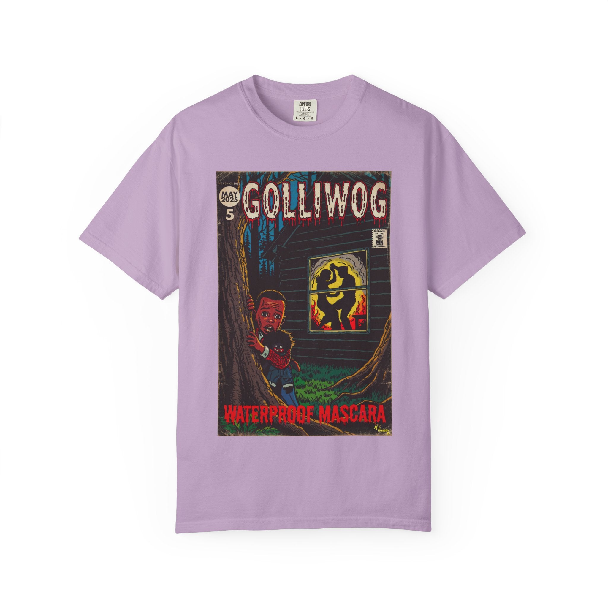 Waterproof Mascara - Golliwog - Unisex Garment-Dyed T-shirt