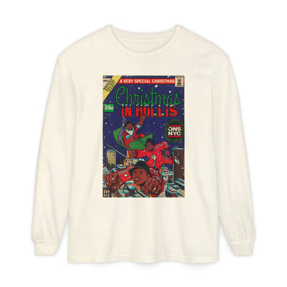 Christmas in Hollis - Unisex Comfort Colors Long Sleeve T-Shirt