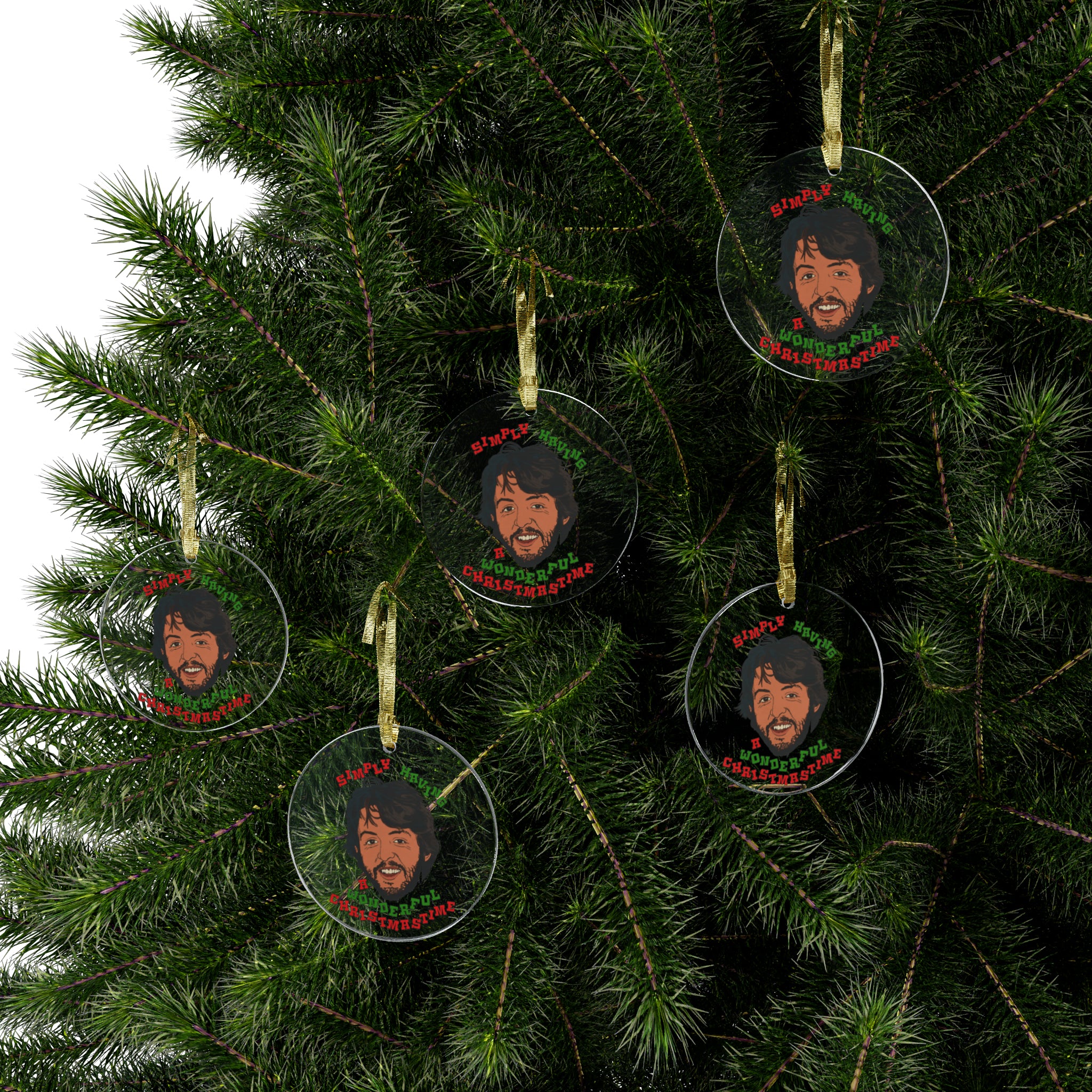 Paul McCartney - Simply Christmas- Beatles - Acrylic Ornaments