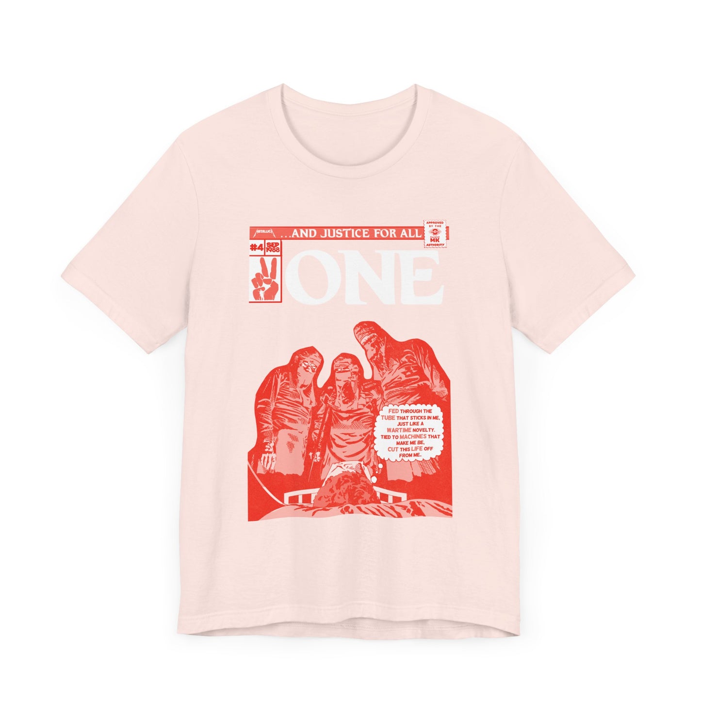 Metallica - One - RED VARIANT - Unisex Jersey Short Sleeve Tee