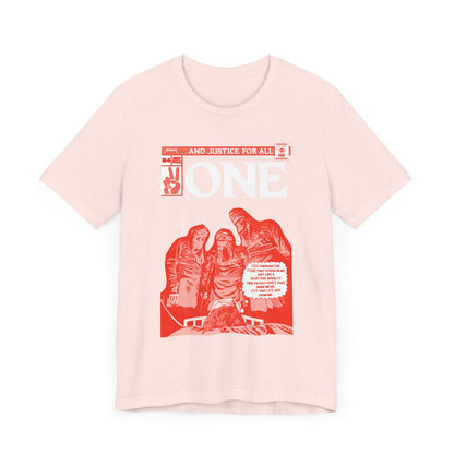 Metallica - One - RED VARIANT - Unisex Jersey Short Sleeve Tee