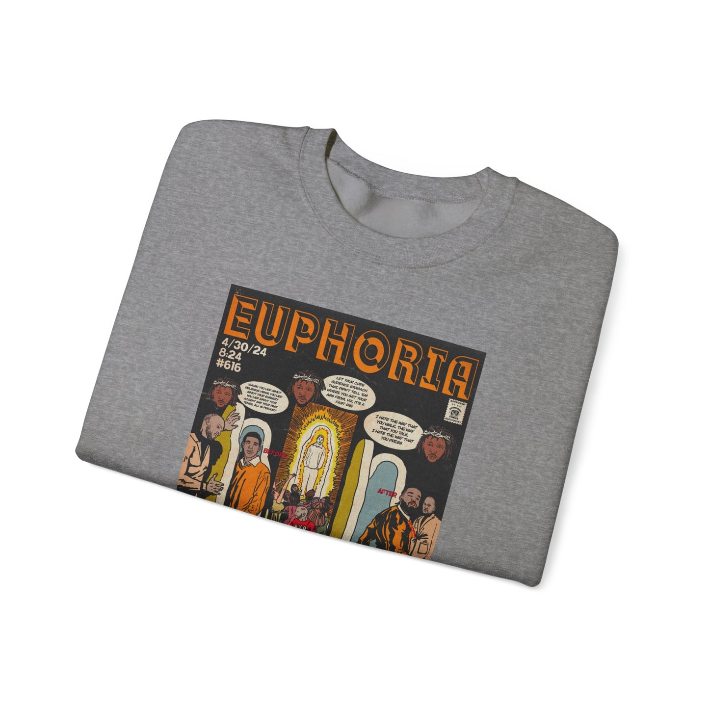 Kendrick Lamar - Euphoria - Unisex Heavy Blend™ Crewneck Sweatshirt