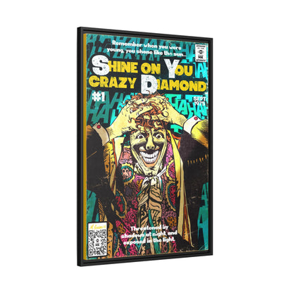 Pink Floyd - Shine on You crazy Diamond -  Gallery Canvas Wraps, Vertical Frame