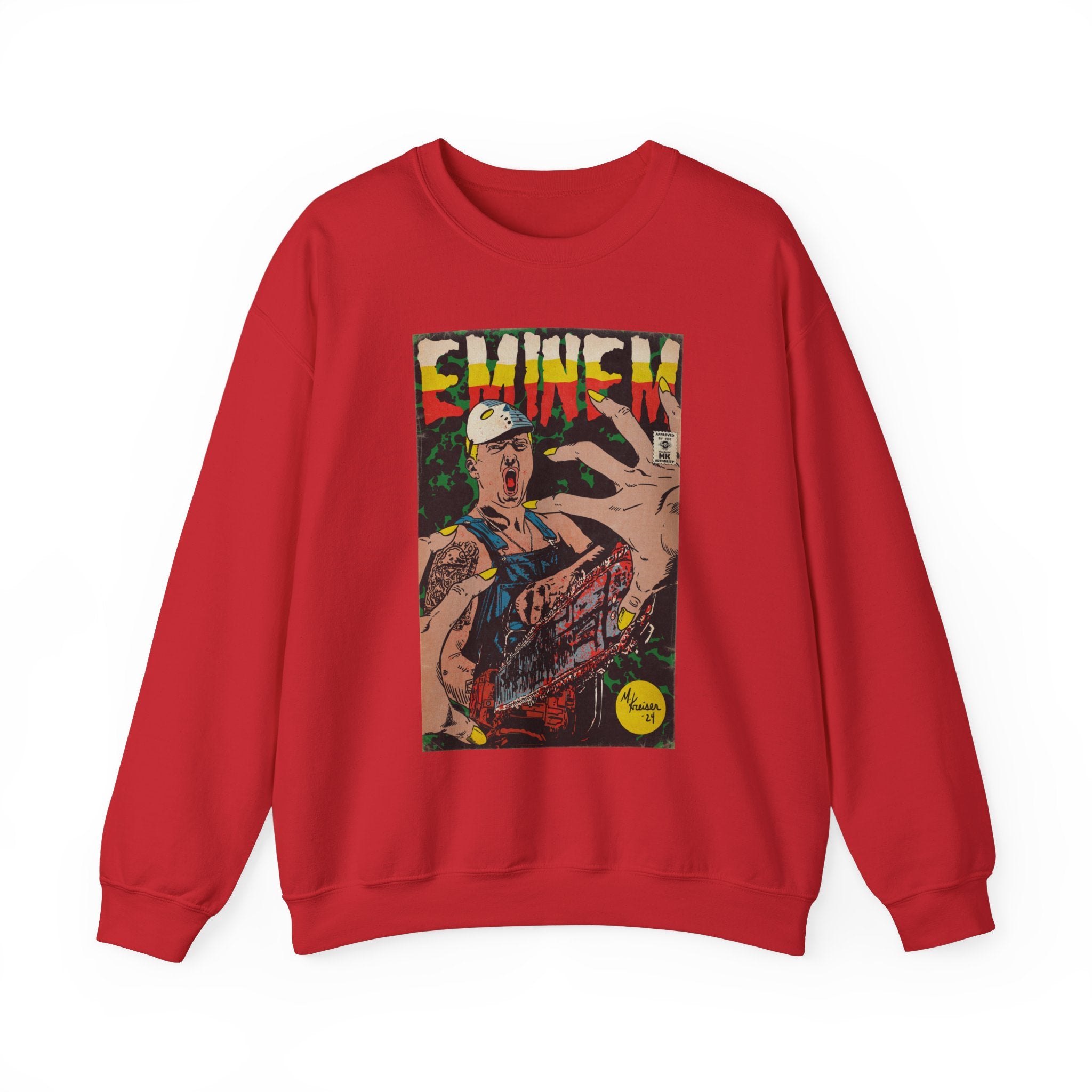 Em - Comic Book Art - Unisex Heavy Blend™ Crewneck Sweatshirt