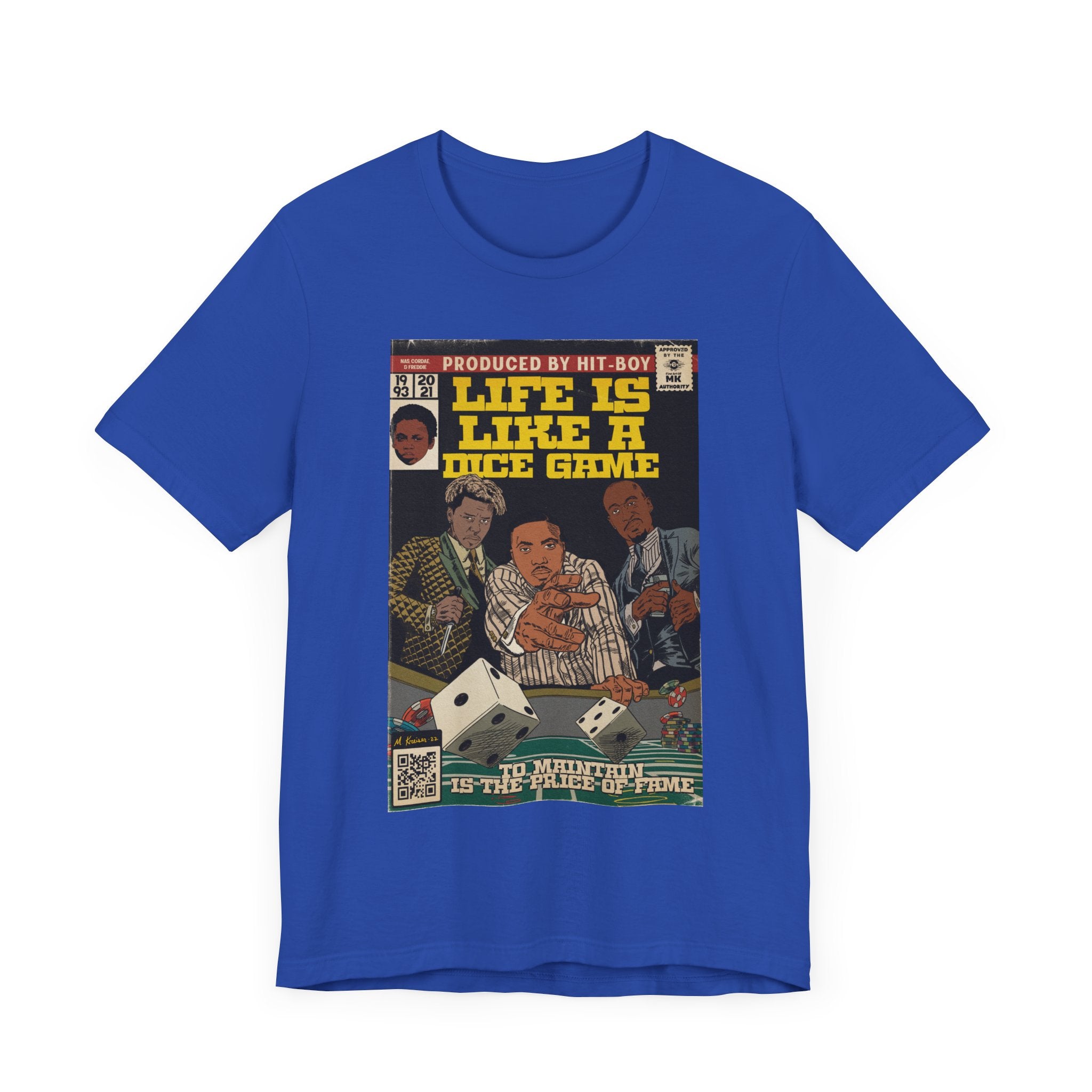 Life is like a Dice Game - Unisex Jersey Short Sleeve Tee