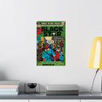 Black Star - Comic Book Art - Vertical Matte Poster