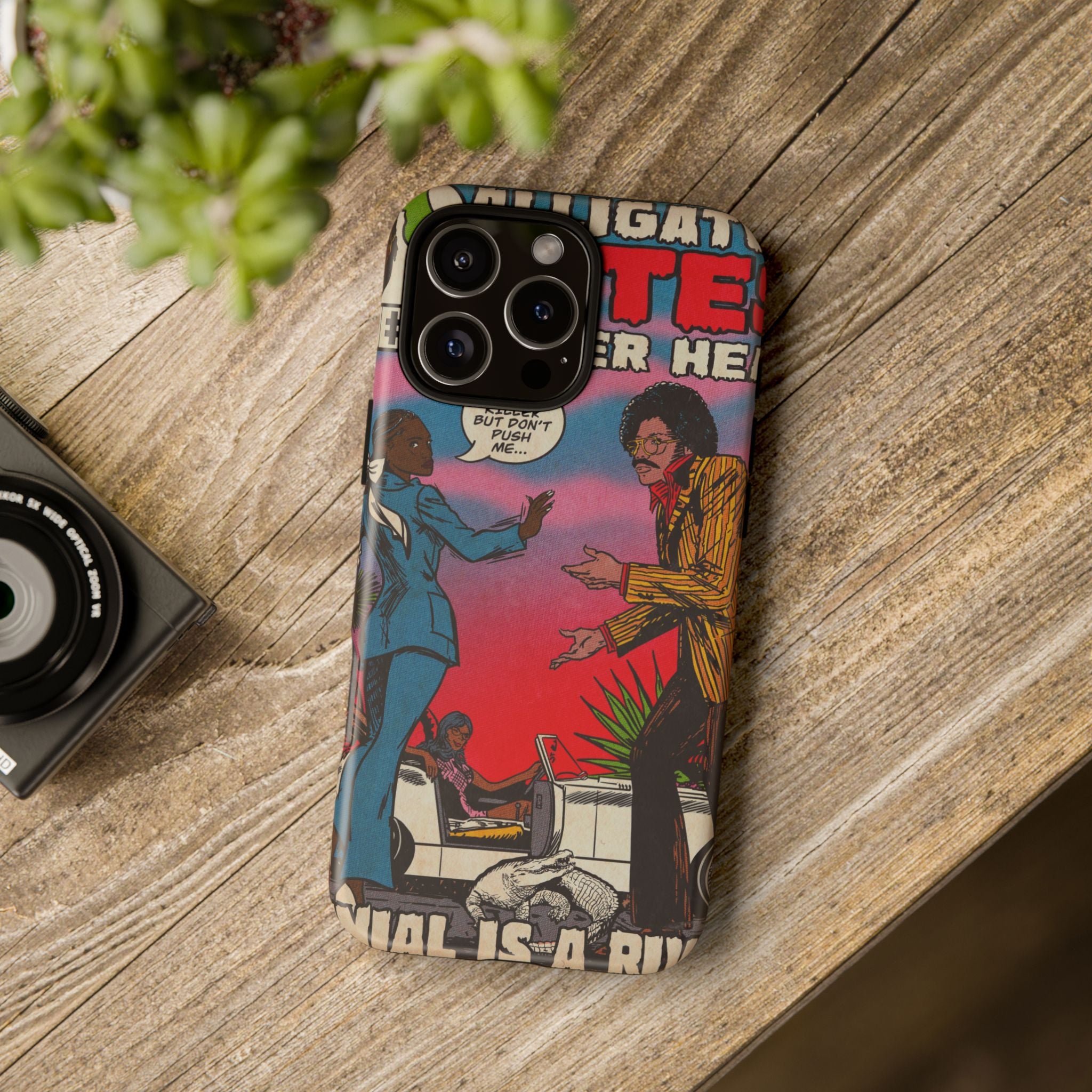 Denial is a River - Alligator Bites - Tough Phone Cases