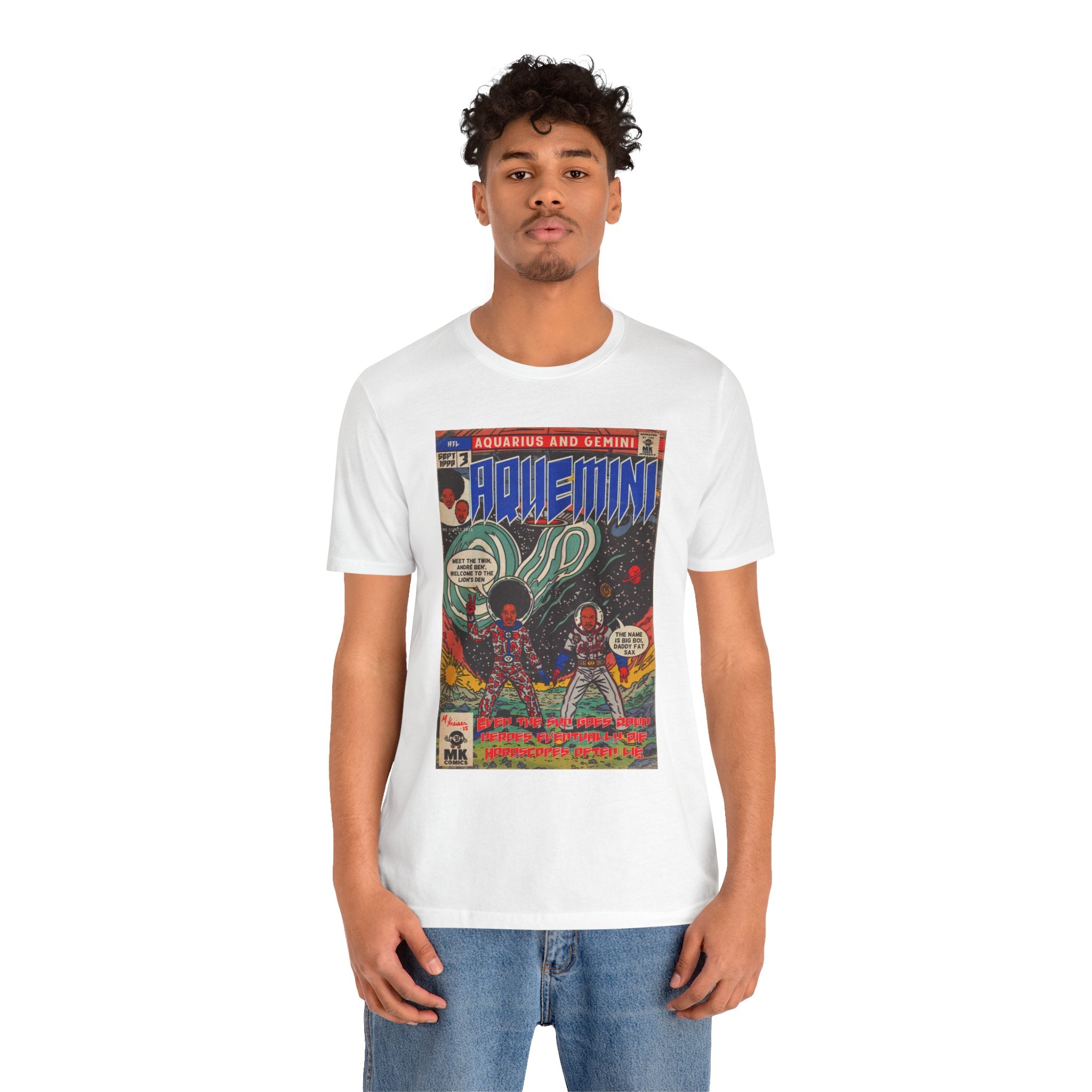 Aquemini - Comic Book Art - Unisex Jersey Short Sleeve Tee