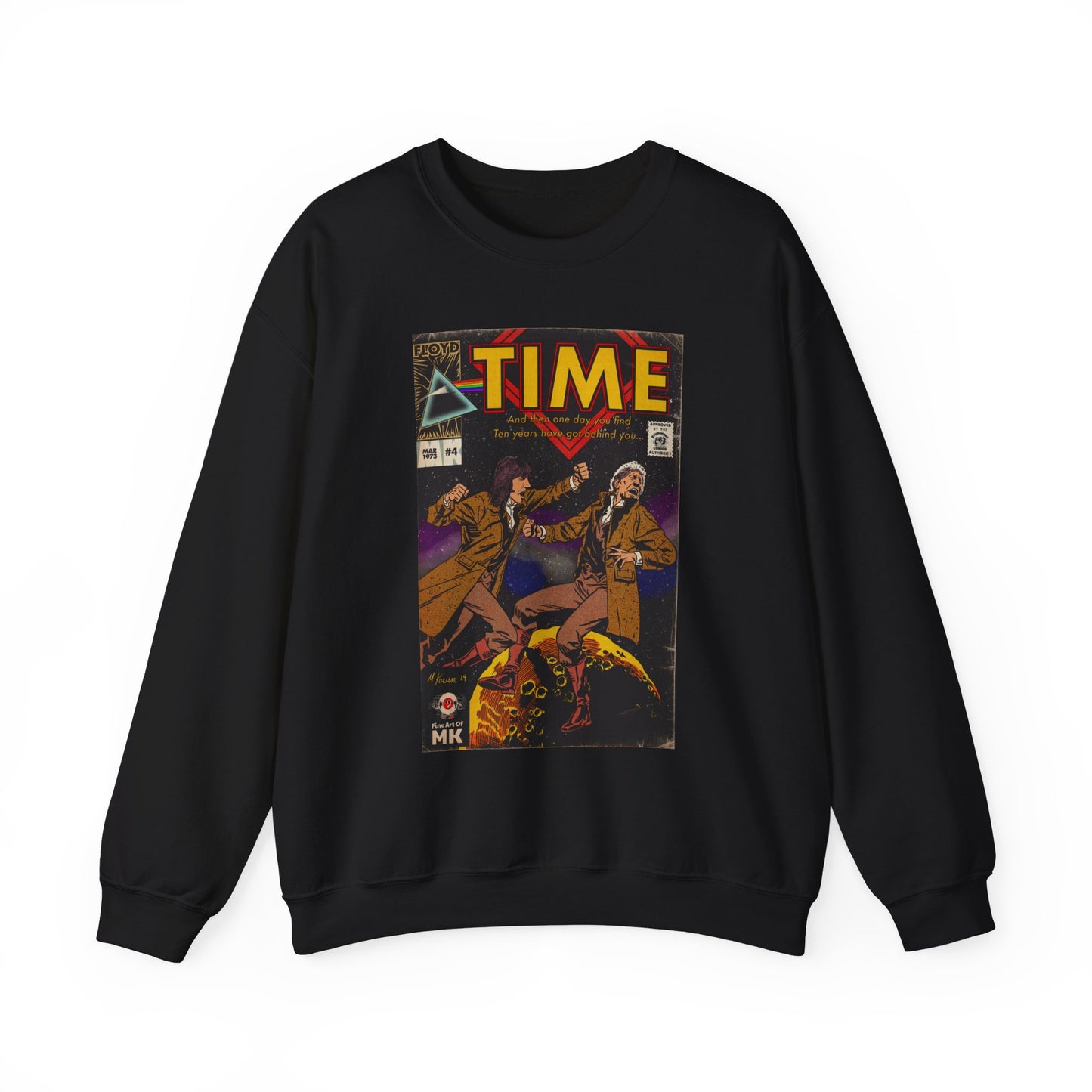Pink Floyd- Time - Unisex Heavy Blend™ Crewneck Sweatshirt