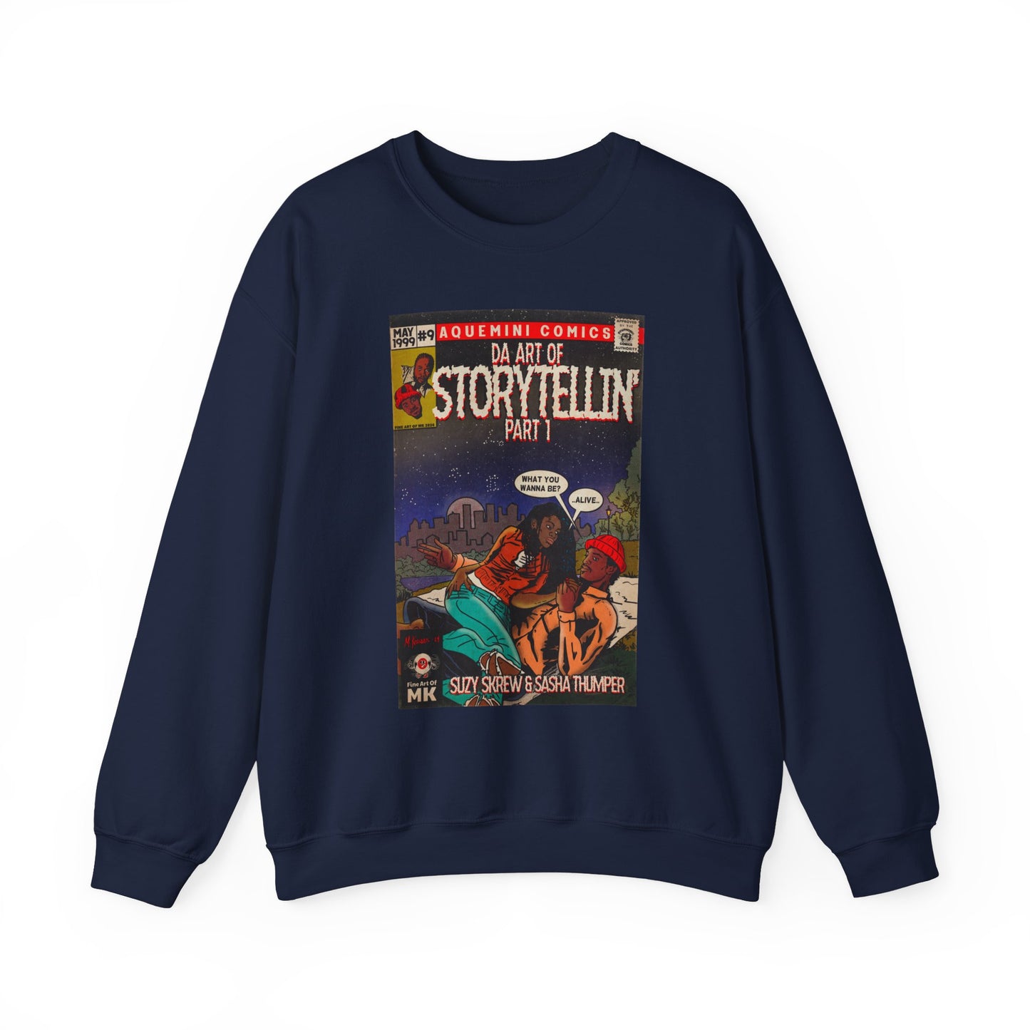 Da Art of Storytellin’ Part 1 - Unisex Heavy Blend™ Crewneck Sweatshirt