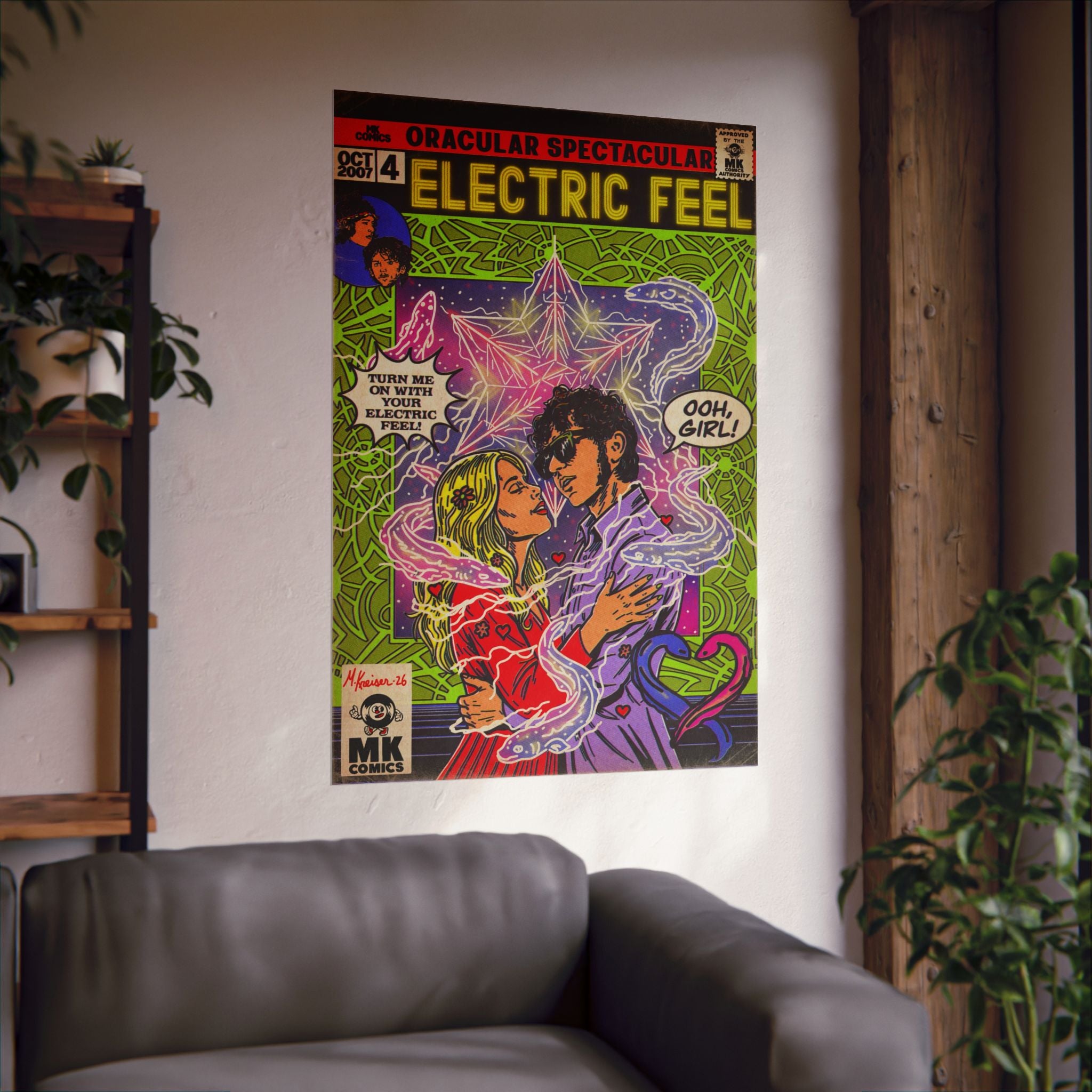 Electric Feel - Matte Vertical Posters