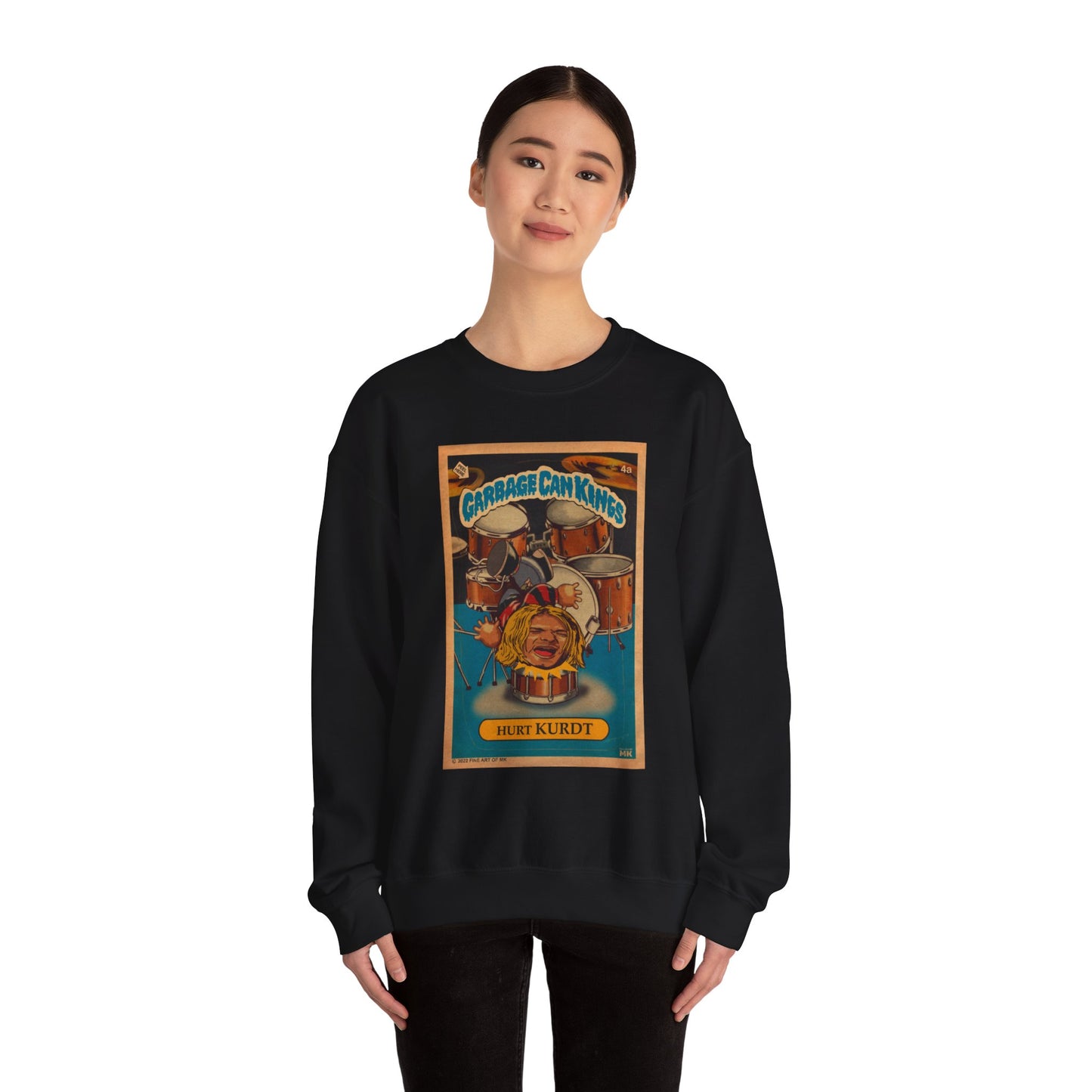 Hurt KURDT - Garbage Can Kings - Nirvana - Unisex Heavy Blend™ Crewneck Sweatshirt