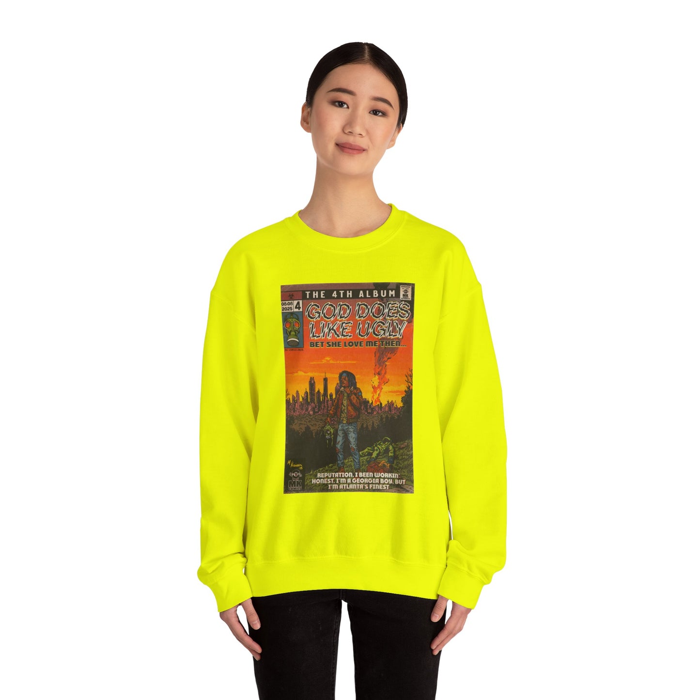 God Does Like Ugly - Unisex Heavy Blend™ Crewneck Sweatshirt