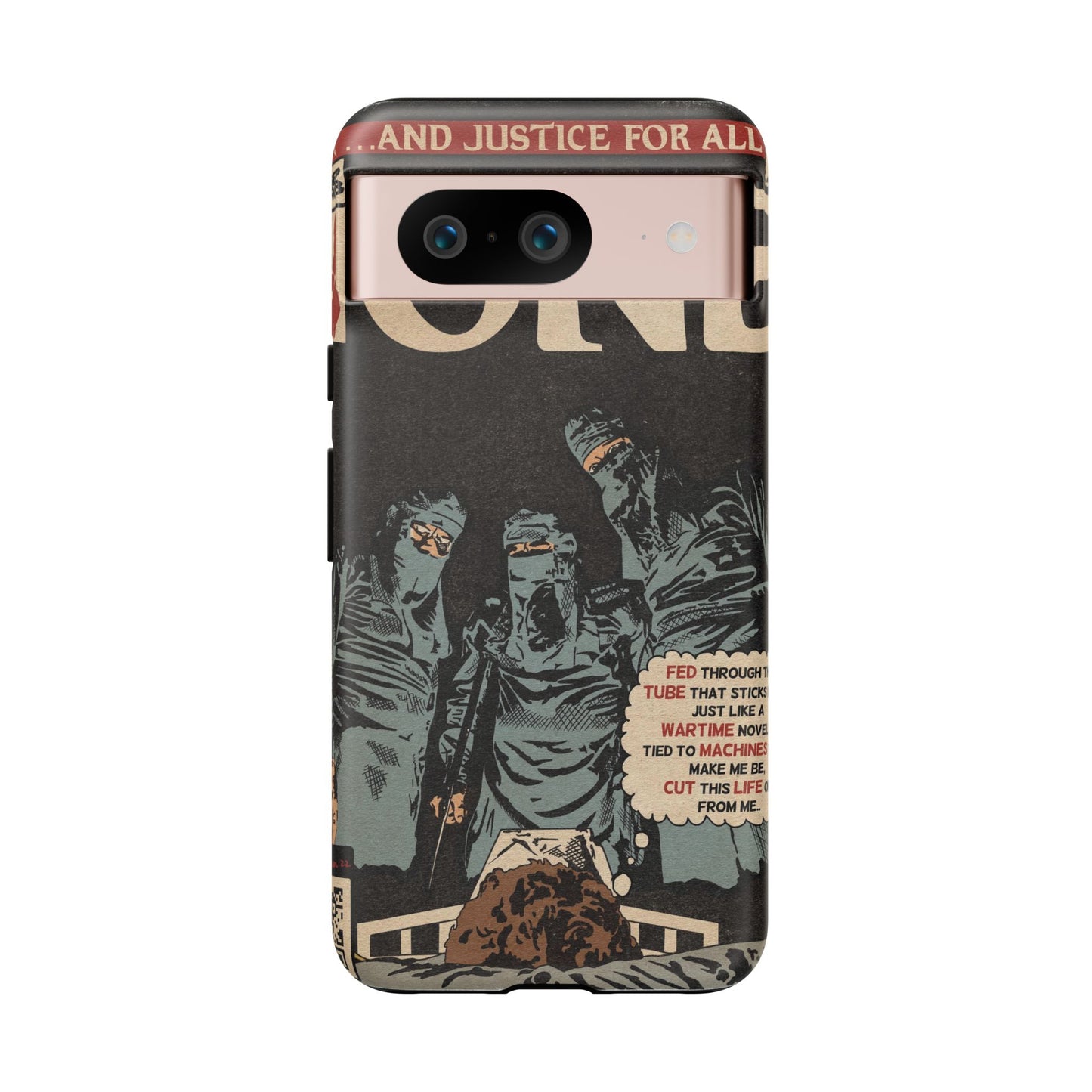 Metallica- One - Johnny Got His Gun Comic Book Art - Tough Phone Cases