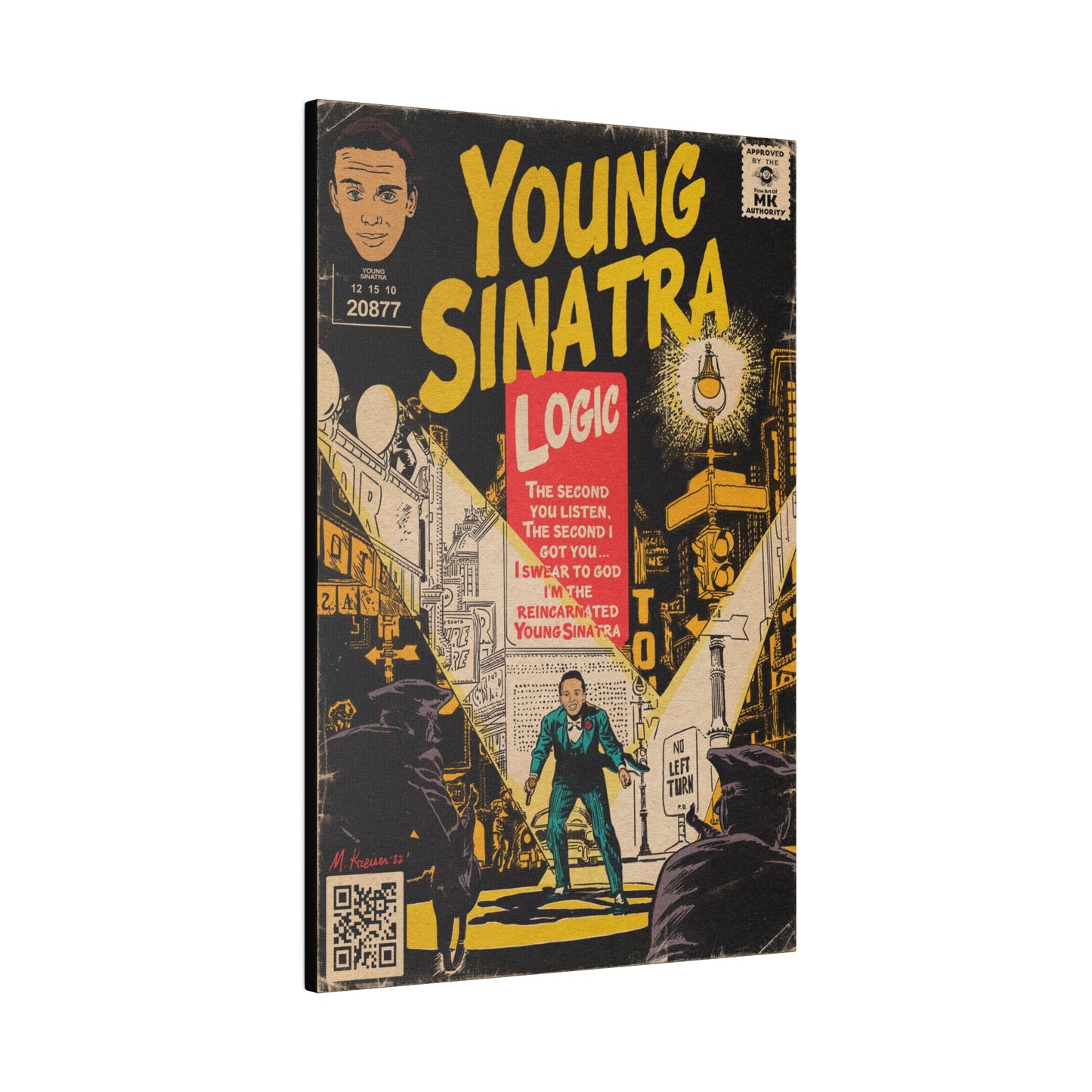 Logic - Young Sinatra - Matte Canvas, Stretched
