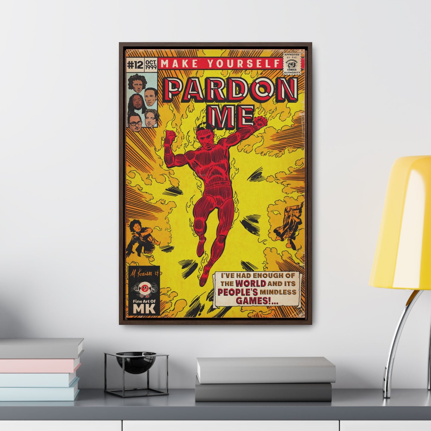 Incubus - Pardon Me - Gallery Canvas Wraps, Vertical Frame