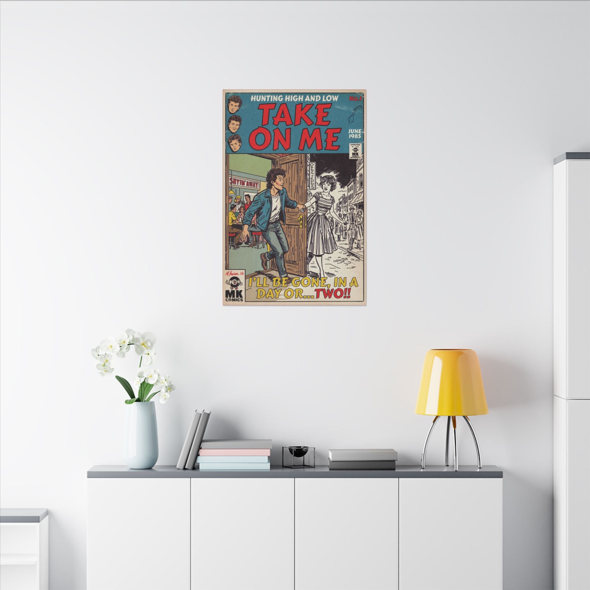 Take On Me - Matte Canvas, Stretched, 0.75" (Multi-Size)