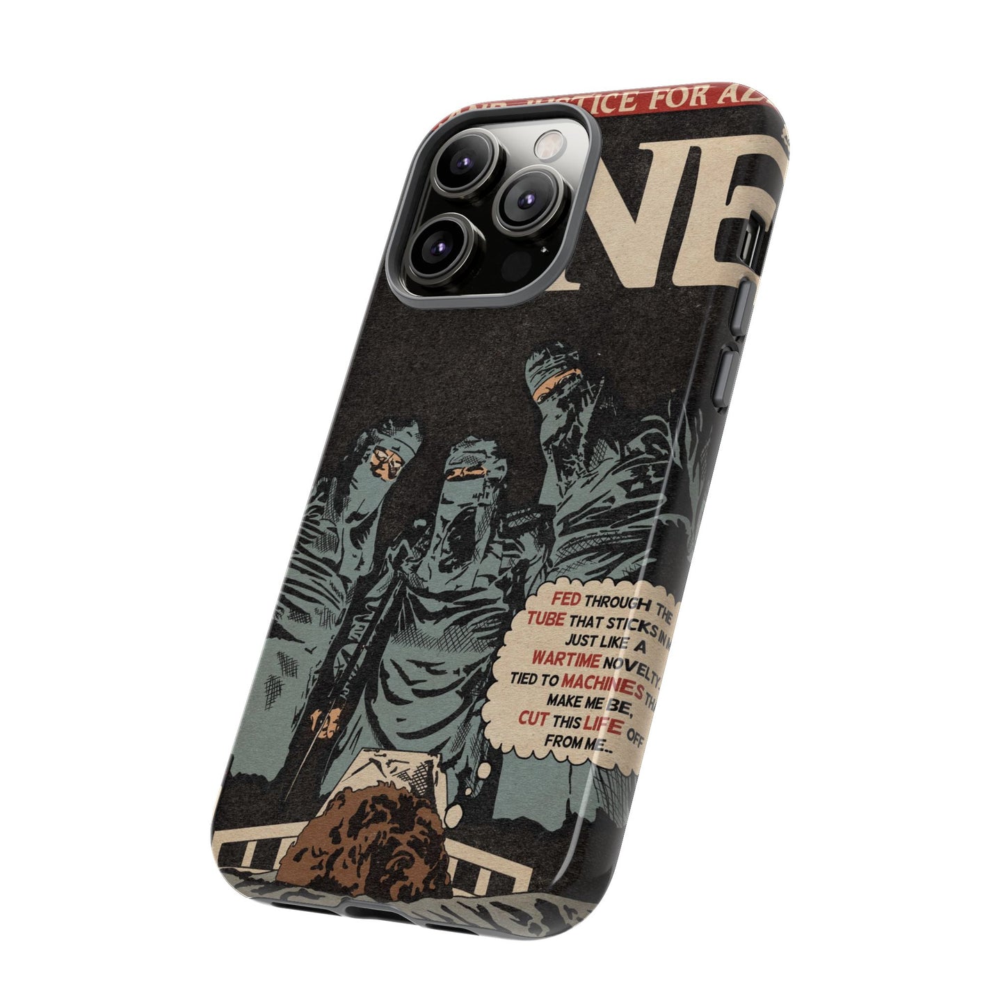 Metallica- One - Johnny Got His Gun Comic Book Art - Tough Phone Cases