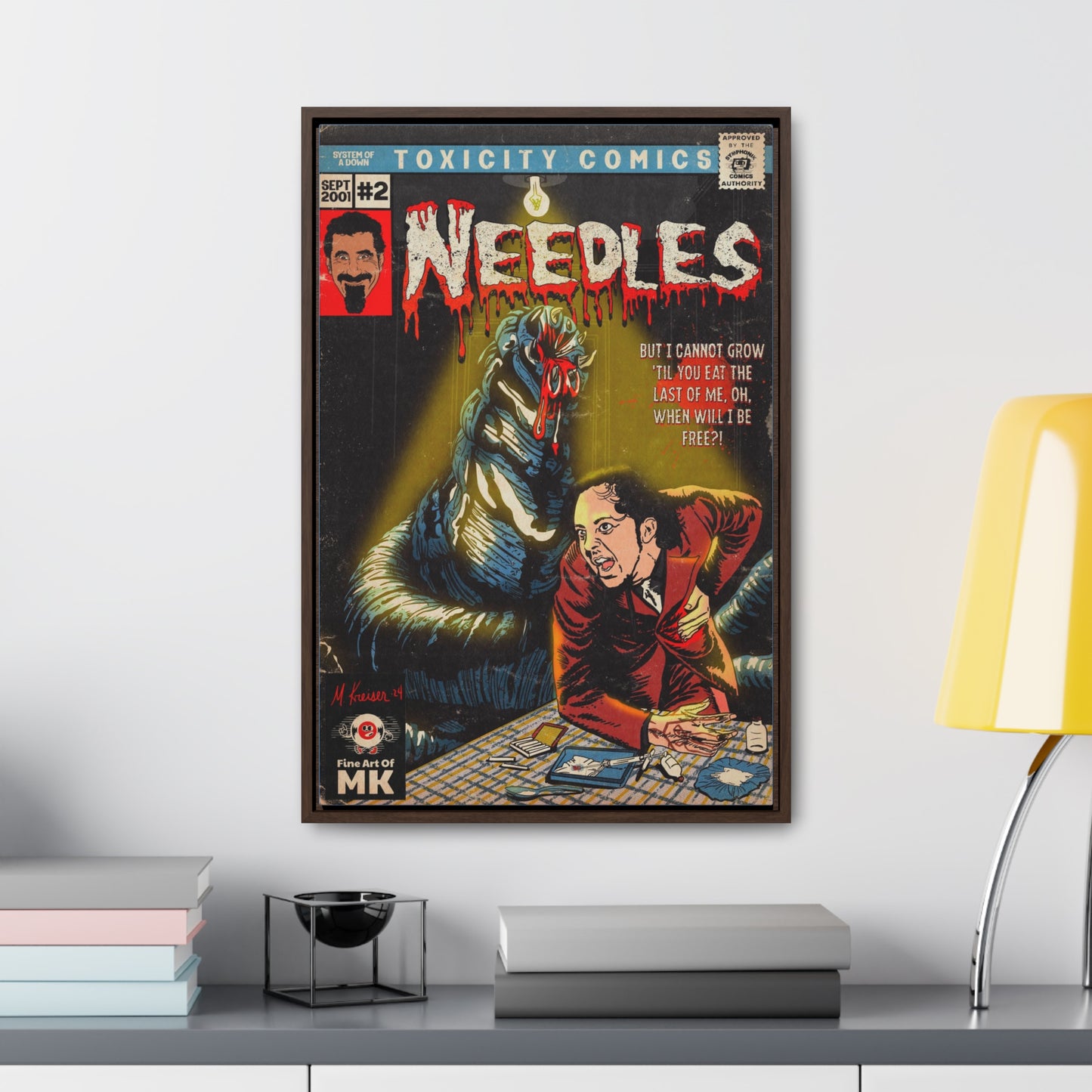 System of a Down - Needles - Gallery Canvas Wraps, Vertical Frame