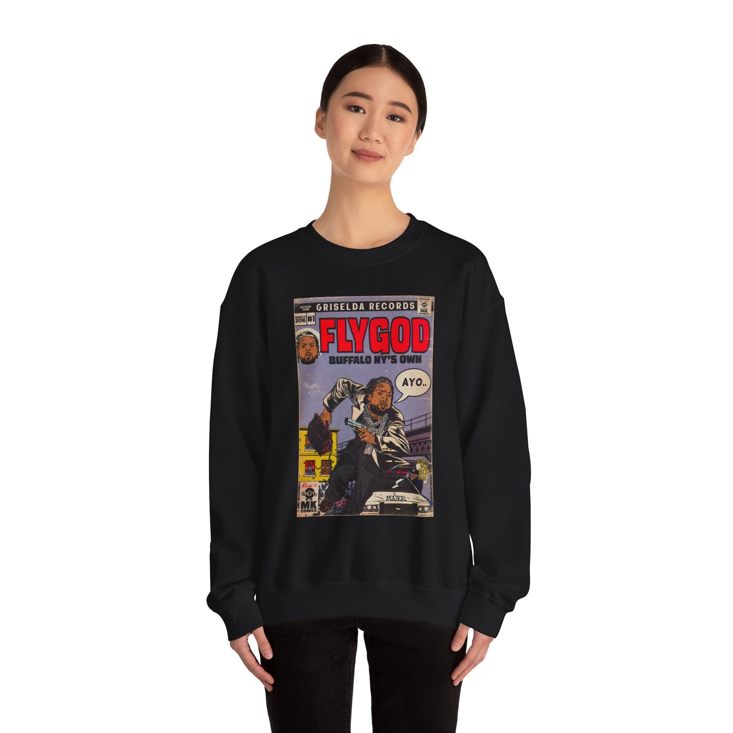 Flygod - Unisex Heavy Blend™ Crewneck Sweatshirt