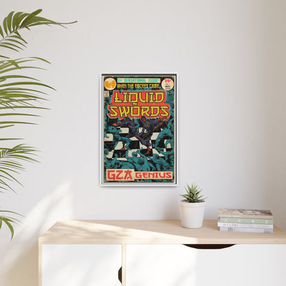 GZA/Genius - Liquid Swords - Gallery Canvas Wraps, Vertical Frame