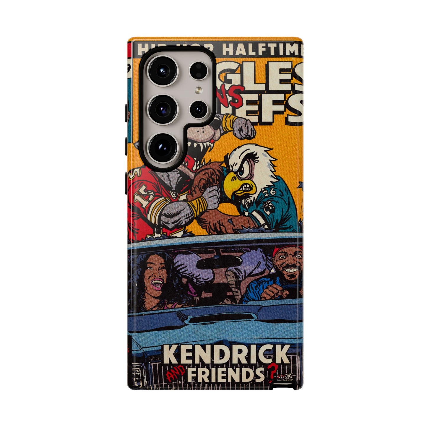 Kendrick & SZA - 2025 Halftime - Eagles vs Chiefs - Tough Phone Cases