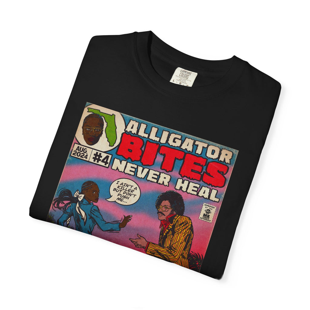 Denial is a River - Alligator Bites - Unisex Comfort Colors T-shirt