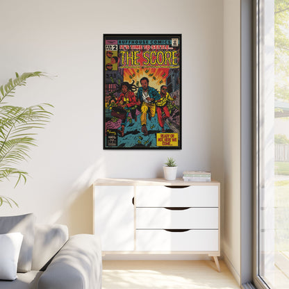 The Score - Matte Canvas, Framed (Multi-color)