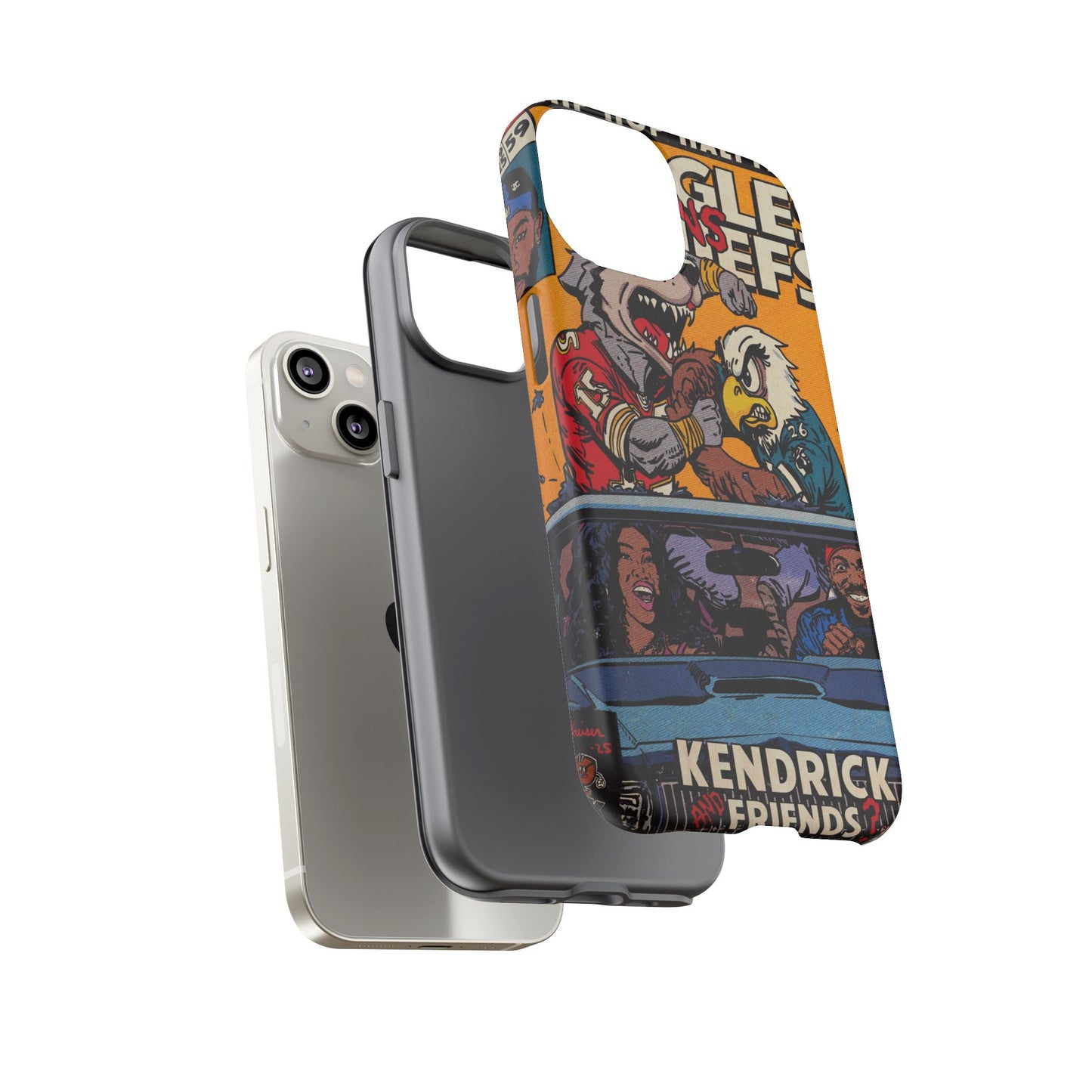 Kendrick & SZA - 2025 Halftime - Eagles vs Chiefs - Tough Phone Cases