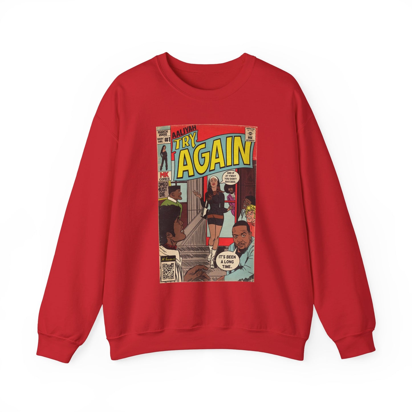 Aaliyah - Try Again - Unisex Heavy Blend™ Crewneck Sweatshirt