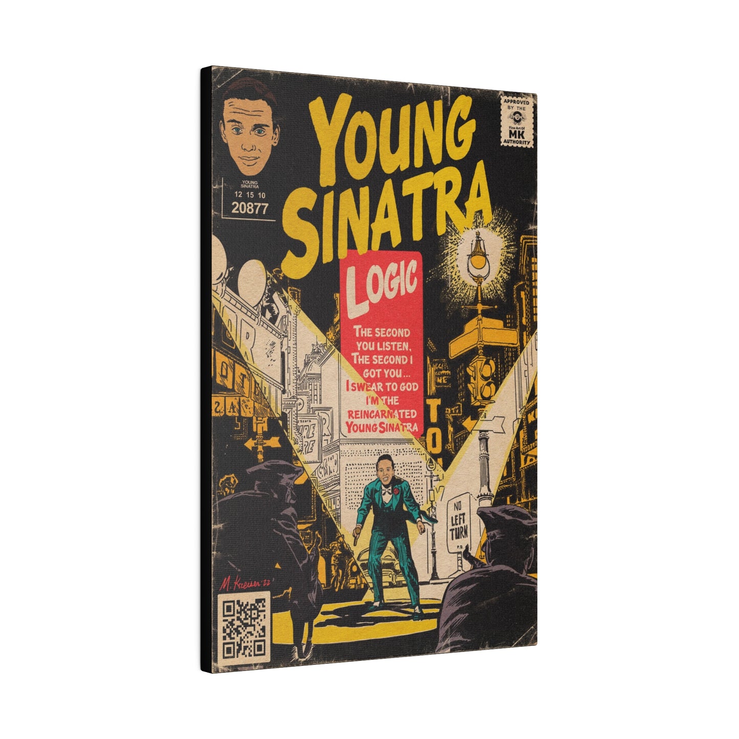 Logic - Young Sinatra - Matte Canvas, Stretched