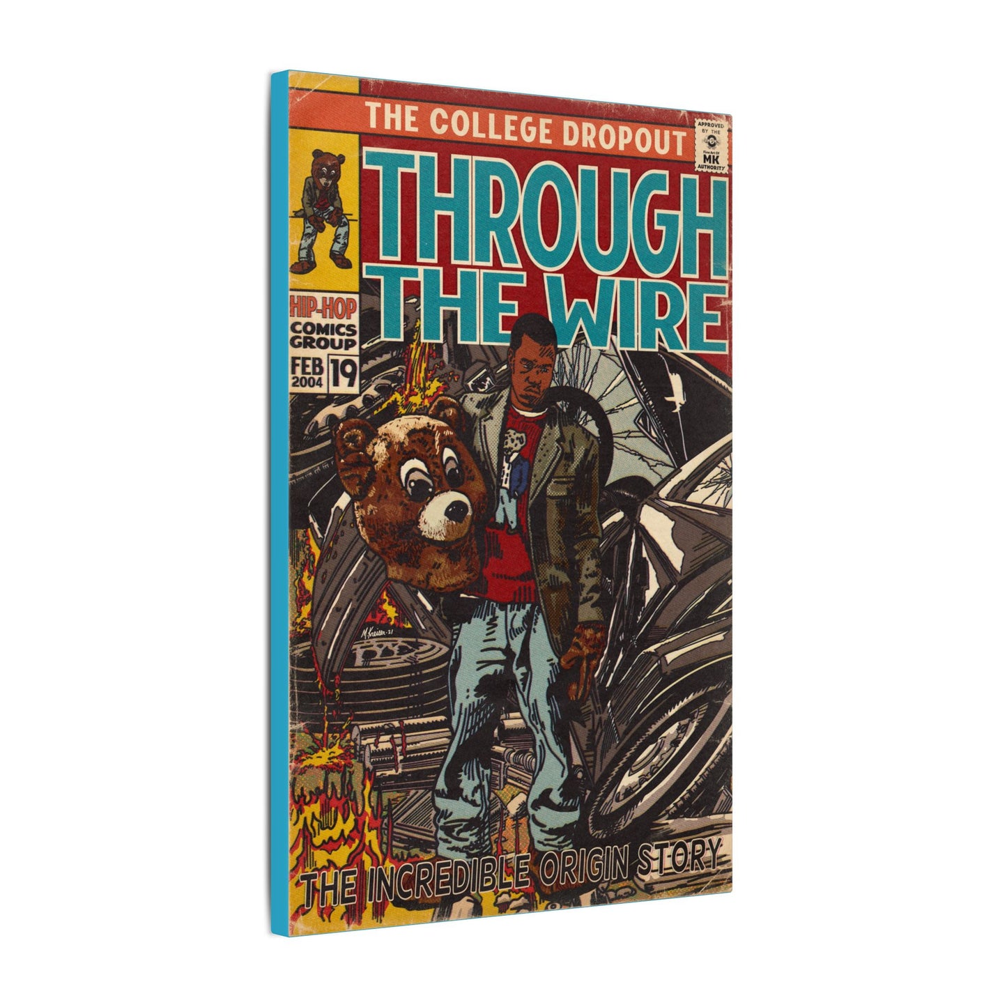 Through The Wire - Matte Canvas, Stretched, 0.75" (Multi-Size)