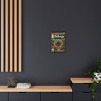 Eulogy - Matte Canvas, Framed (Multi-color)