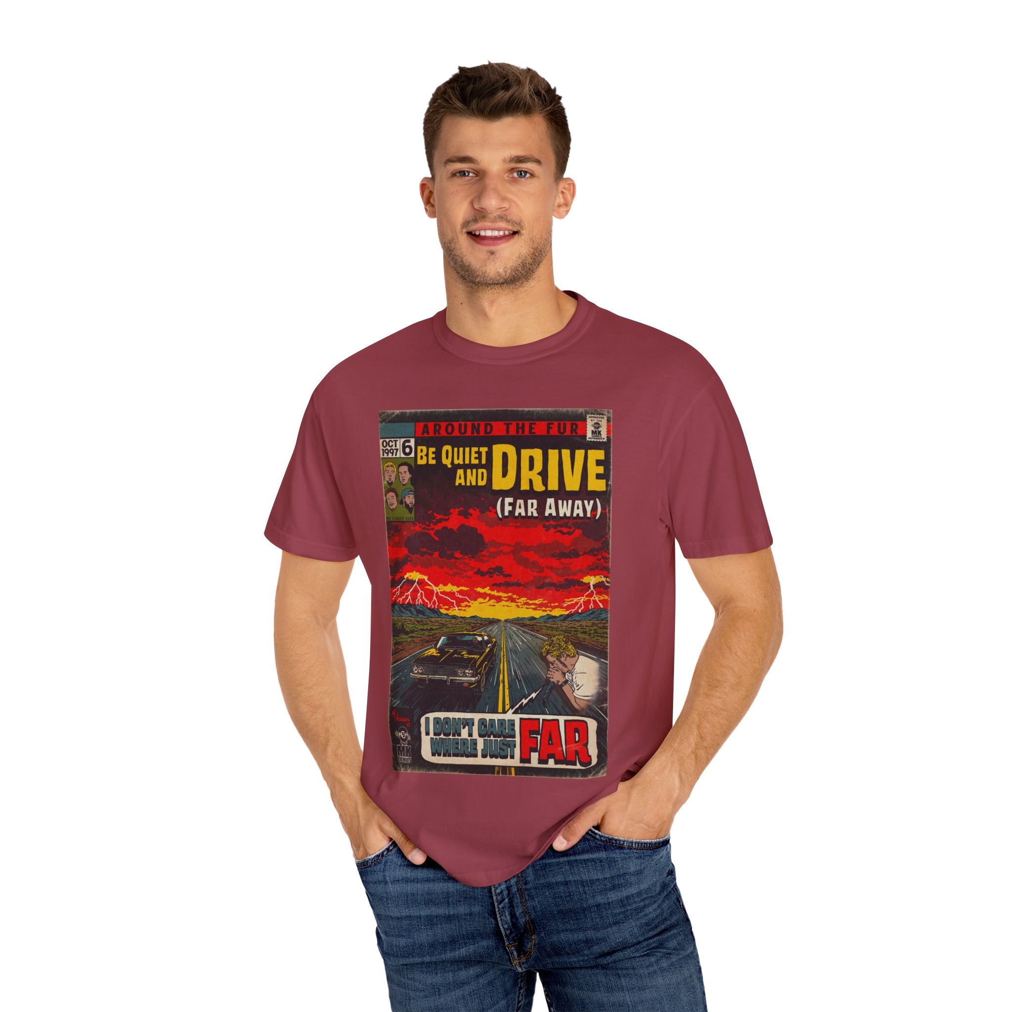 Be Quiet and Drive - Unisex Comfort Colors T-shirt