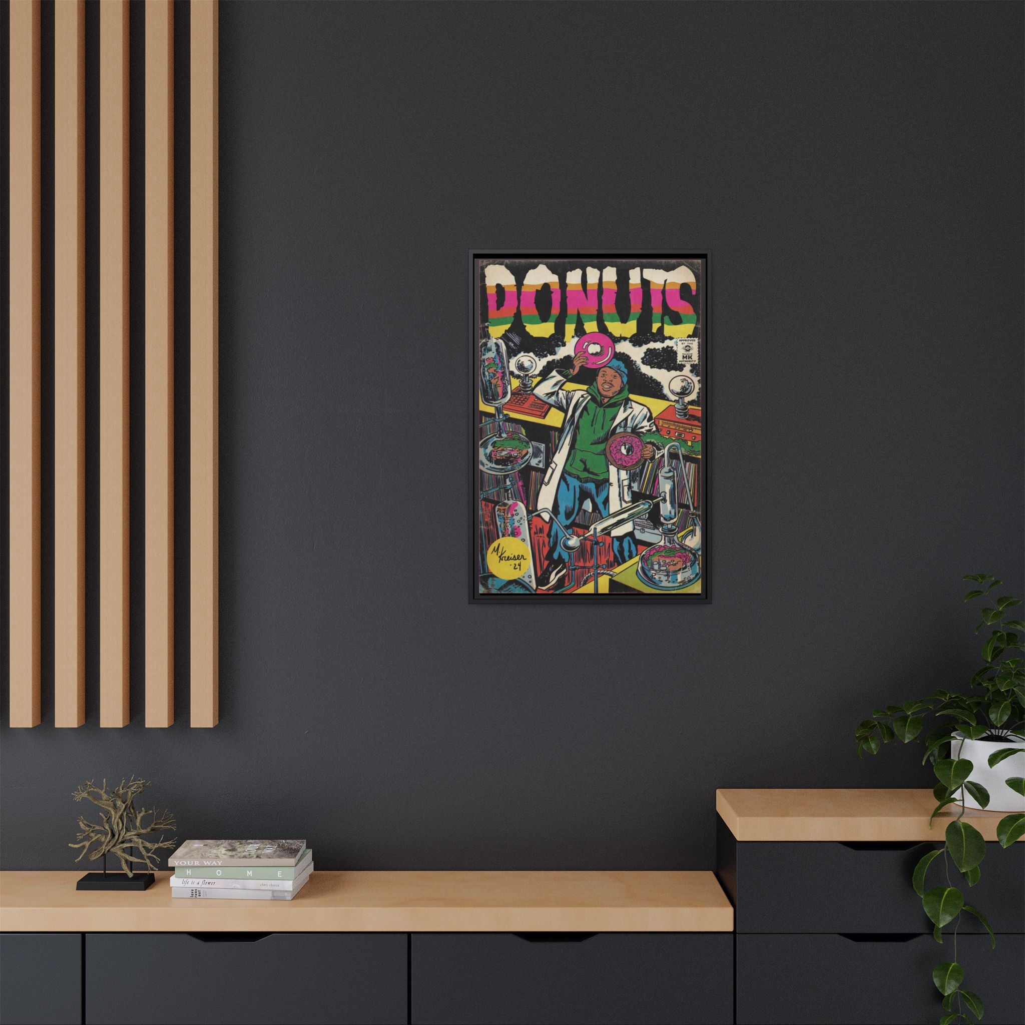 Donuts - Gallery Canvas Wraps, Vertical Frame