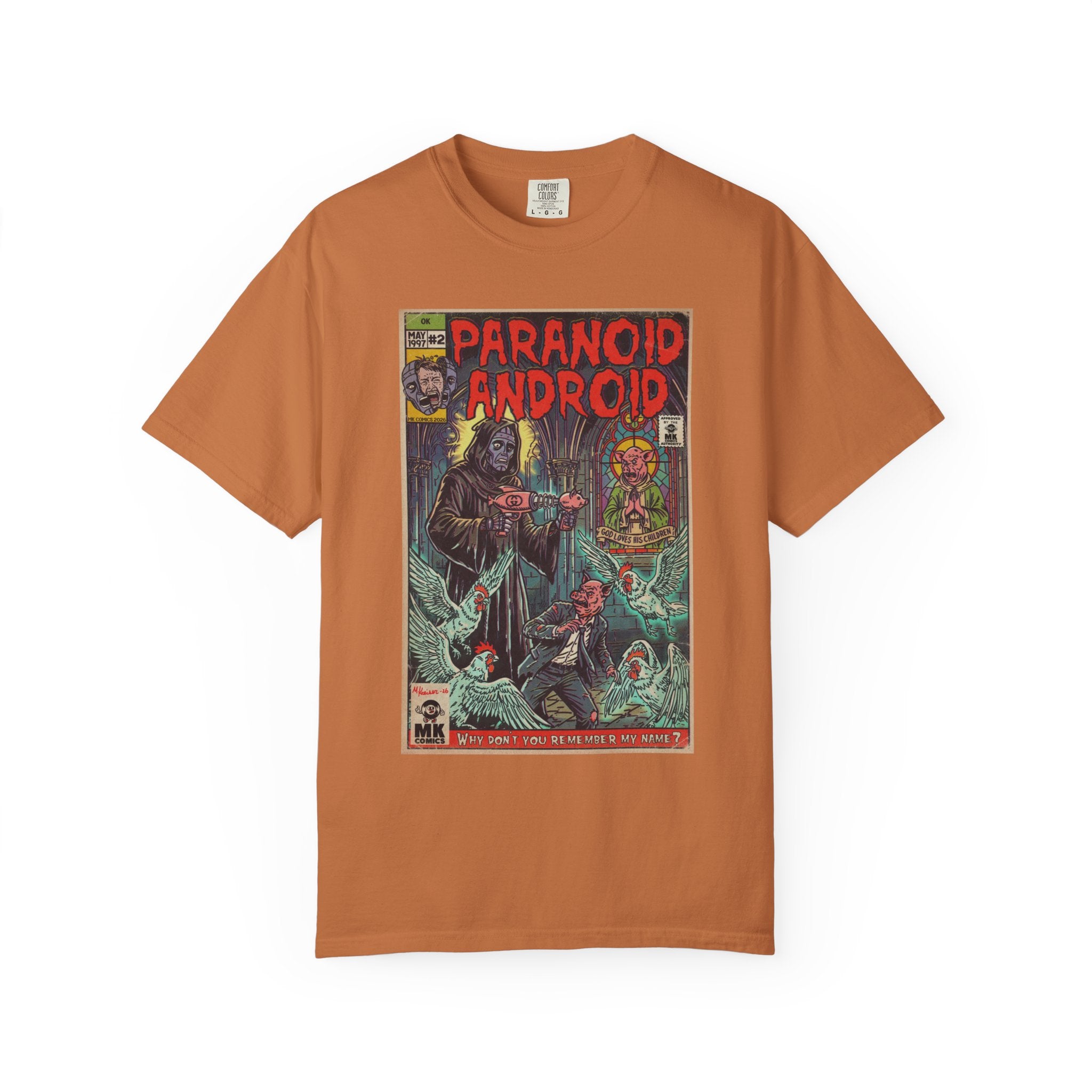 Paranoid Android - Unisex Comfort Colors T-shirt
