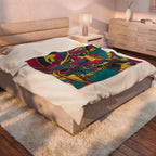 Virtual Insanity - Velveteen Plush Blanket