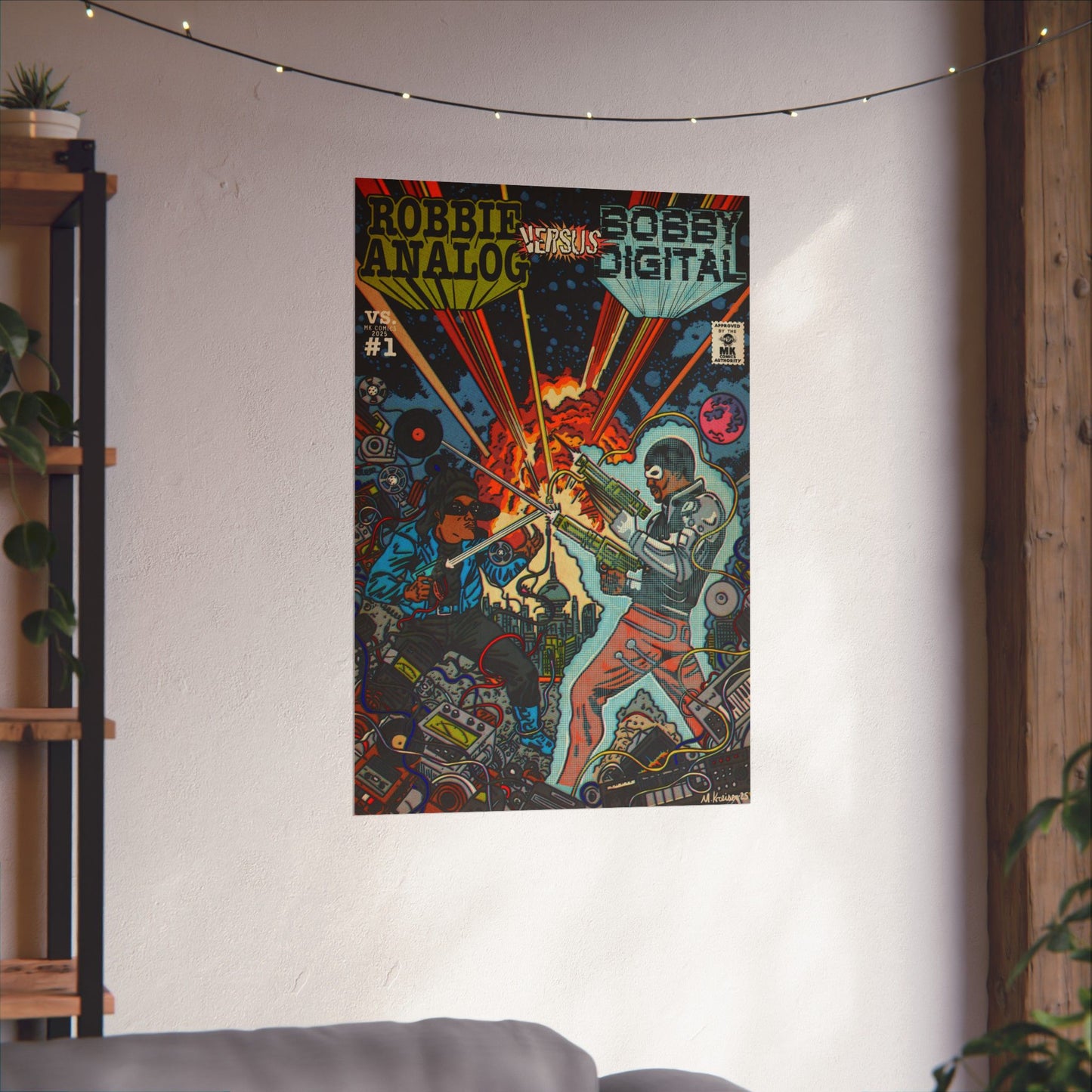 Analog vs. Digital - Matte Vertical Posters