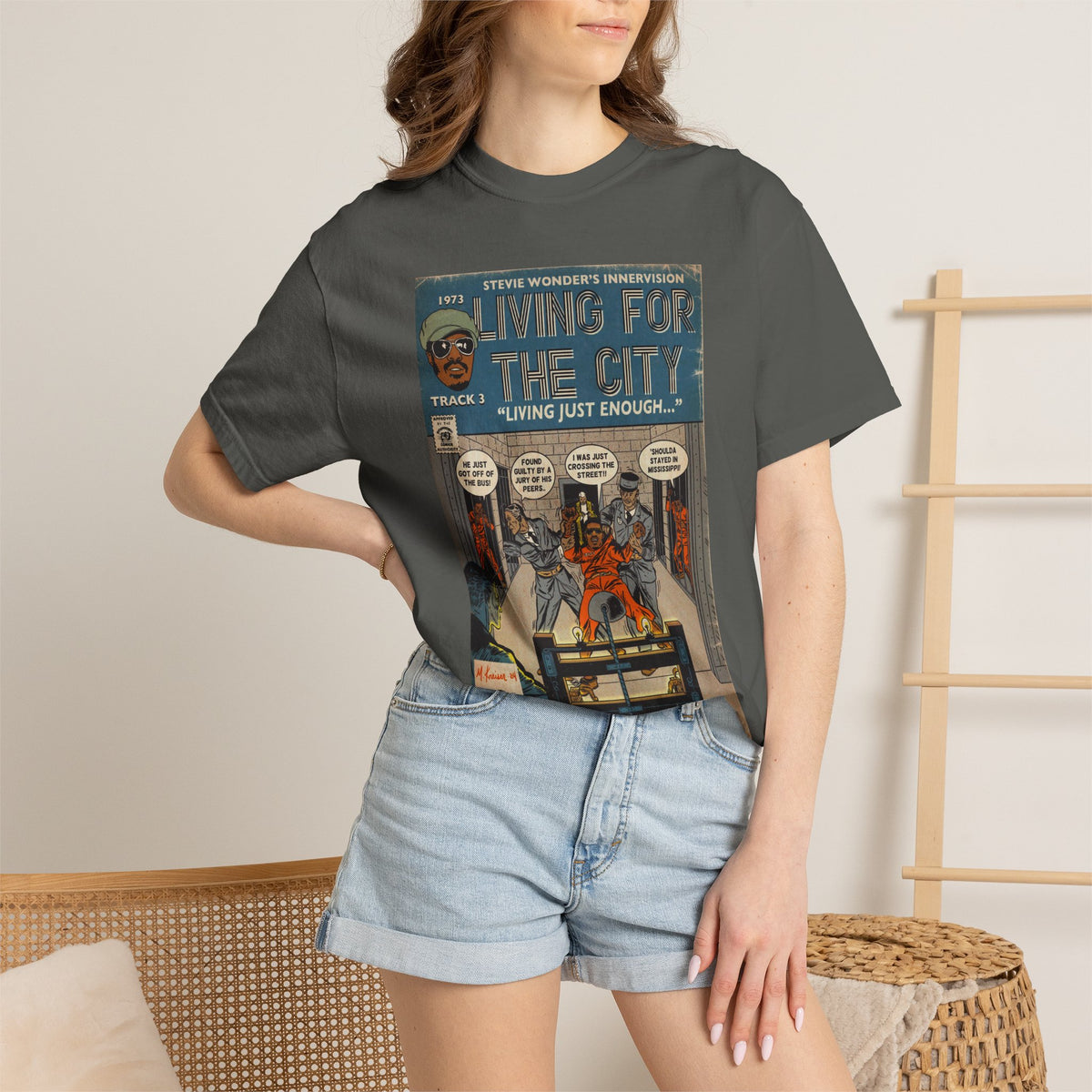 Living For The City - Unisex Comfort Colors T-shirt