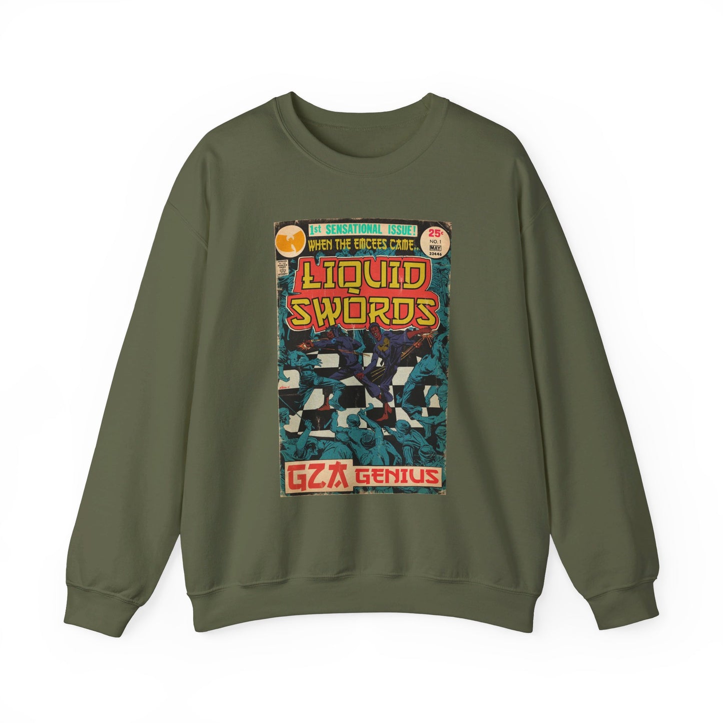 GZA/Genius - Liquid Swords - Unisex Heavy Blend™ Crewneck Sweatshirt