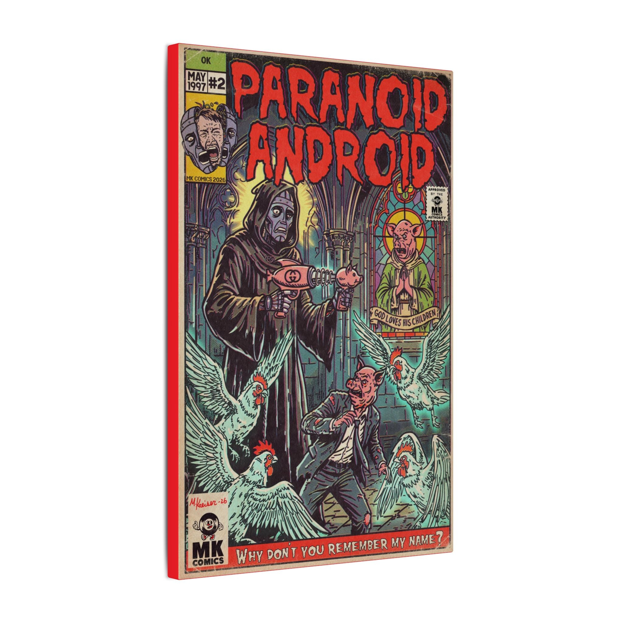 Paranoid Android - Matte Canvas, Stretched, 0.75" (Multi-Size)