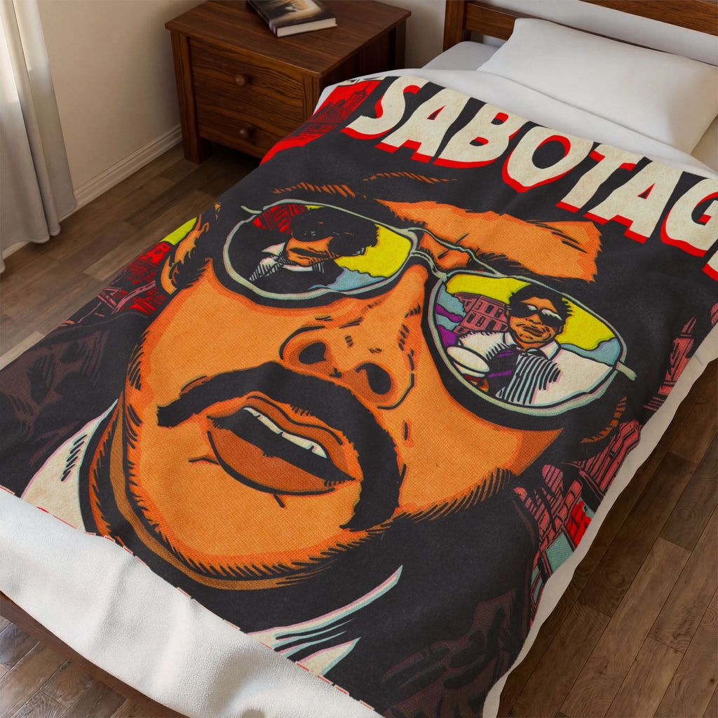 Sabotage - Velveteen Plush Blanket
