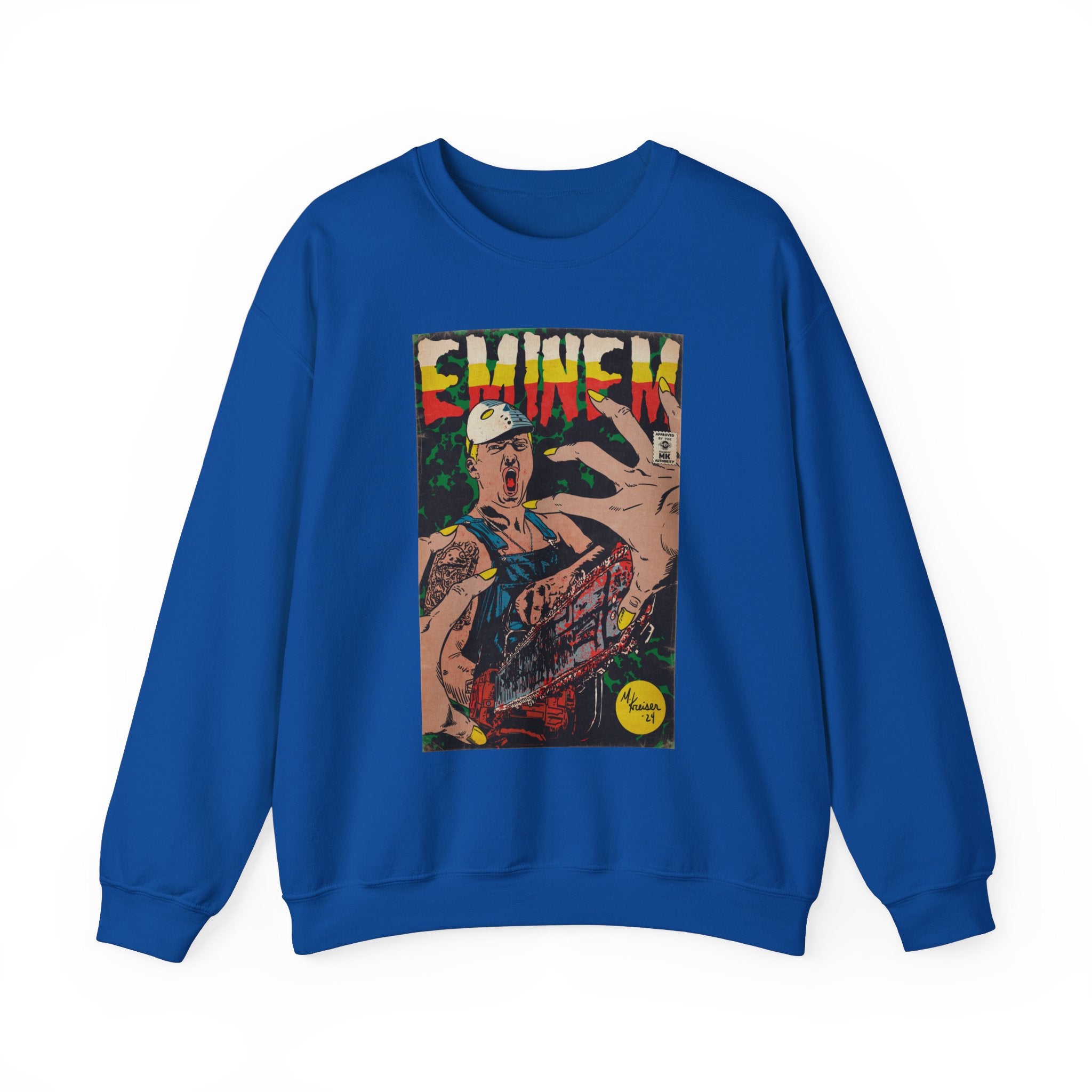 Em - Comic Book Art - Unisex Heavy Blend™ Crewneck Sweatshirt