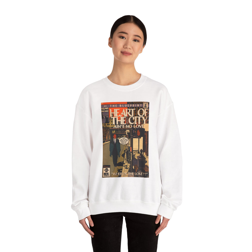 Heart of the City - Unisex Heavy Blend™ Crewneck Sweatshirt