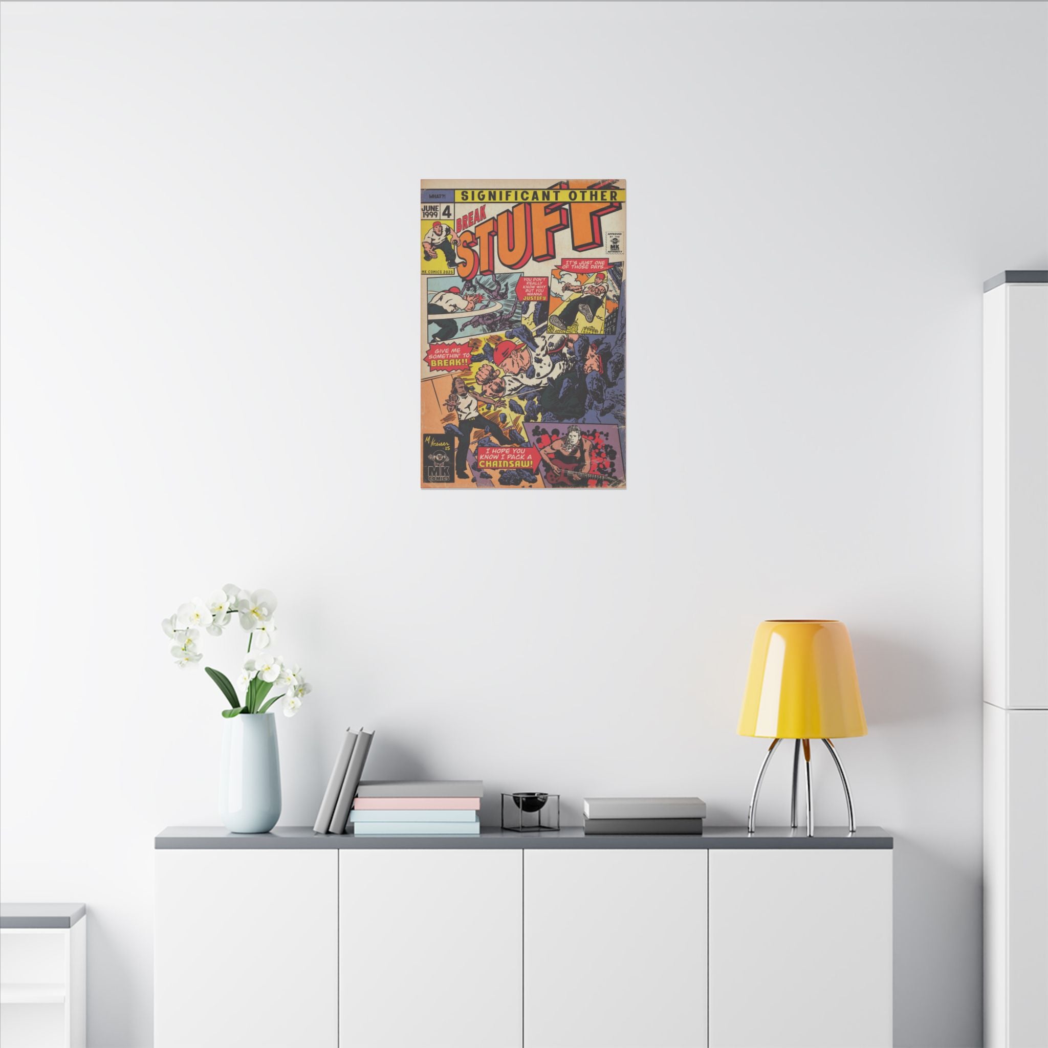 Break Stuff - Matte Canvas, Stretched, 0.75" (Multi-Size)