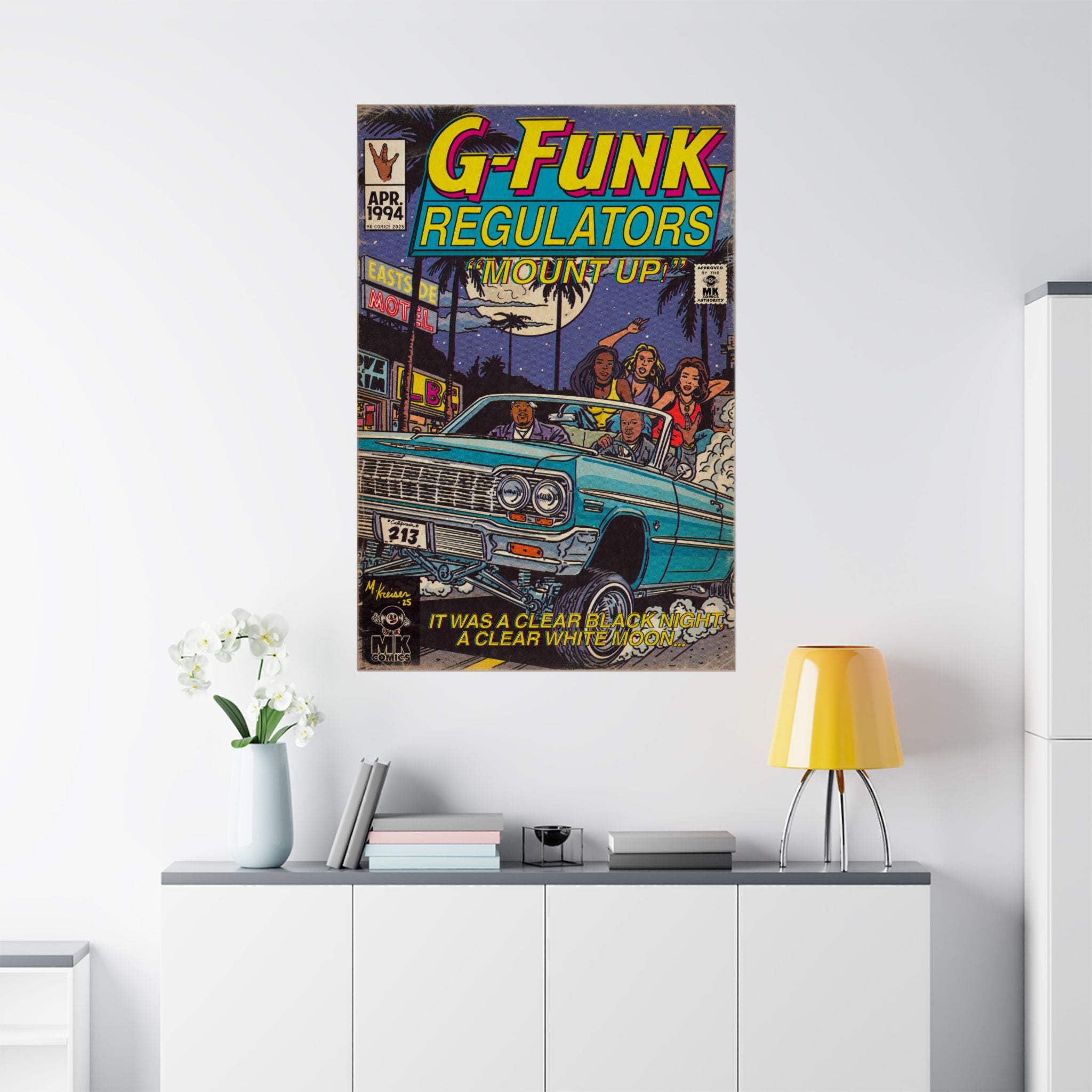 Regulate Warren G Nate Dogg Matte Poster – Hip Hop Art Print